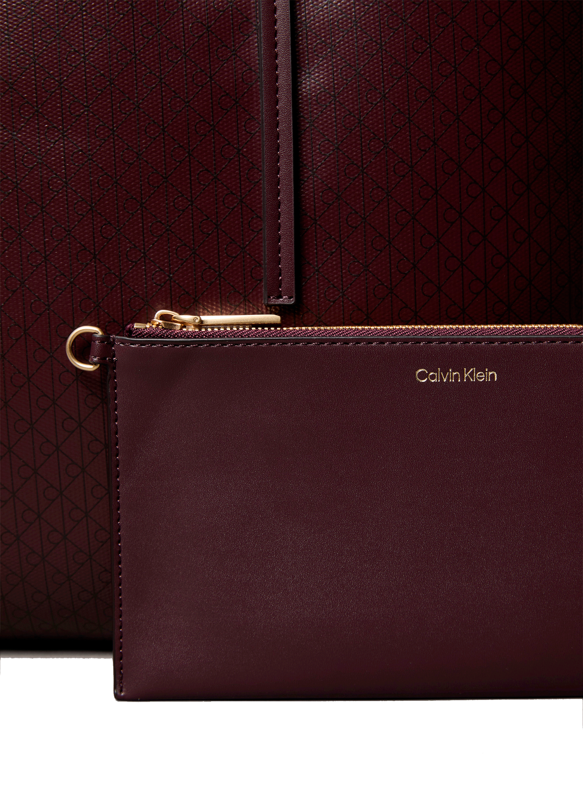 Sac cabas avec pochette  CALVIN KLEIN Rouge