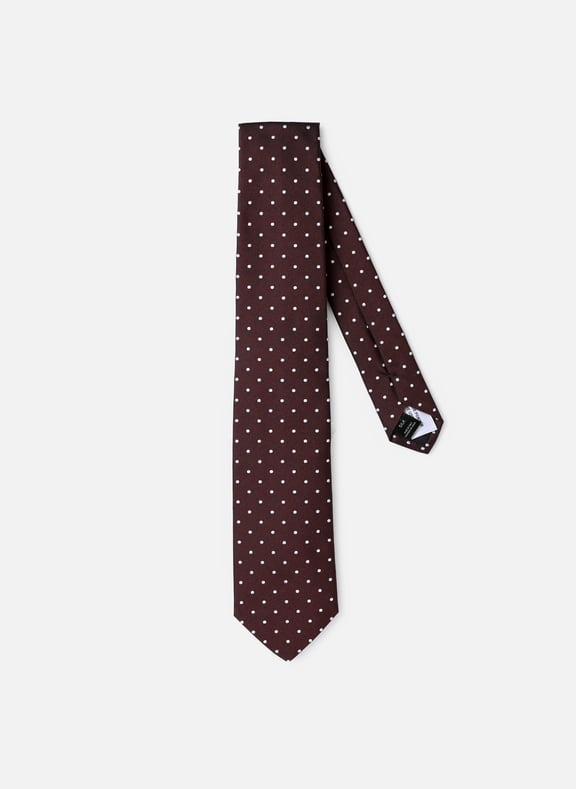 Silk polka dot scarf Red by AU PRINTEMPS PARIS AU PRINTEMPS PARIS Silk polka dot scarf Red