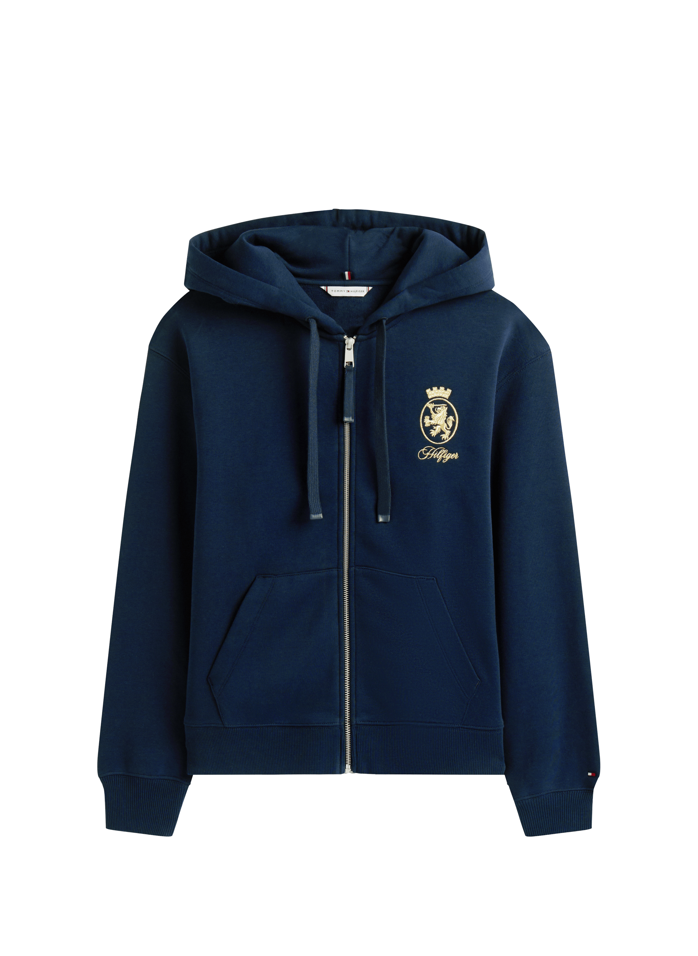 Cotton hooded sweatshirt TOMMY HILFIGER Blue