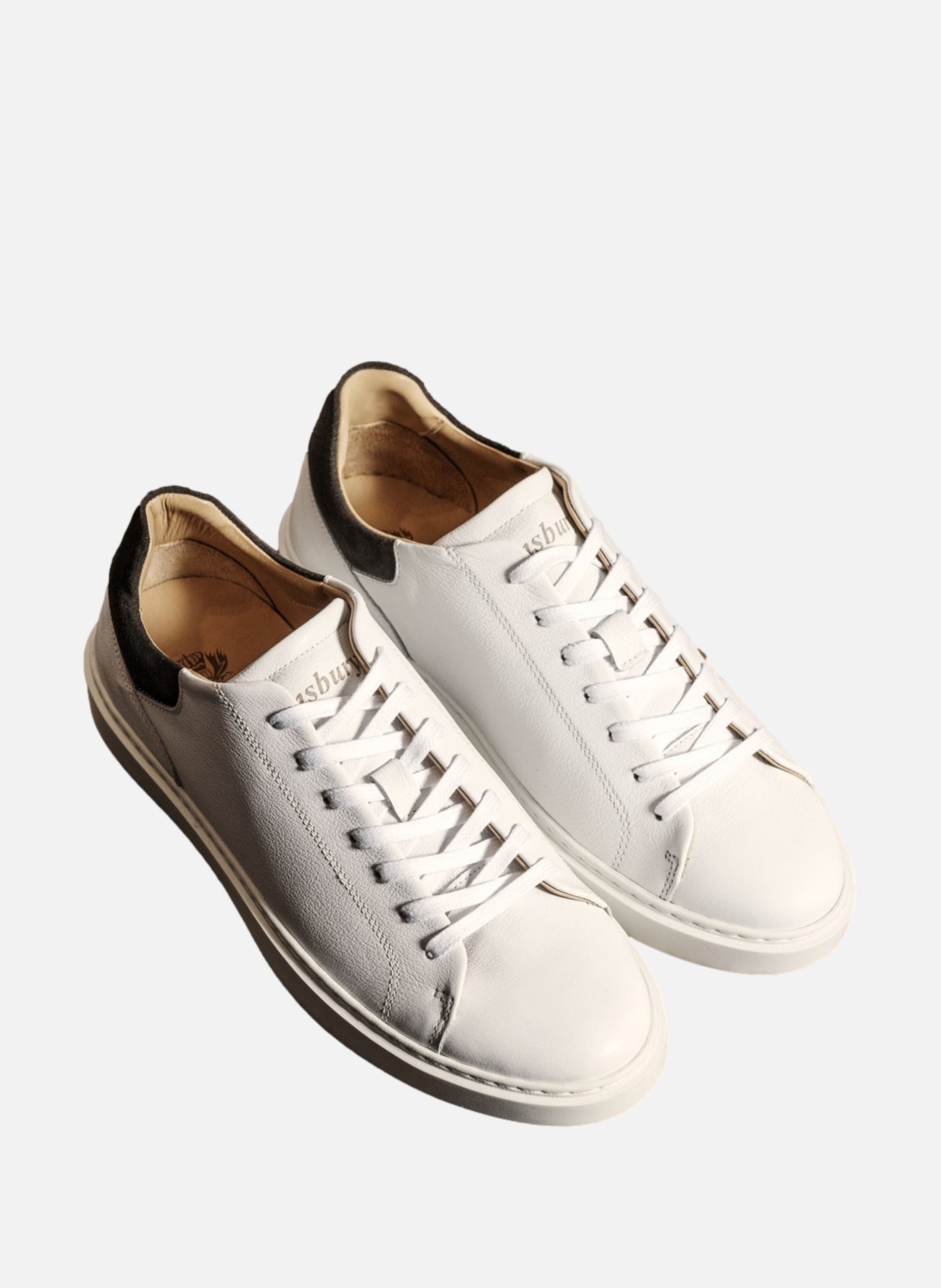 Sneakers daim daytona FINSBURY Blanc