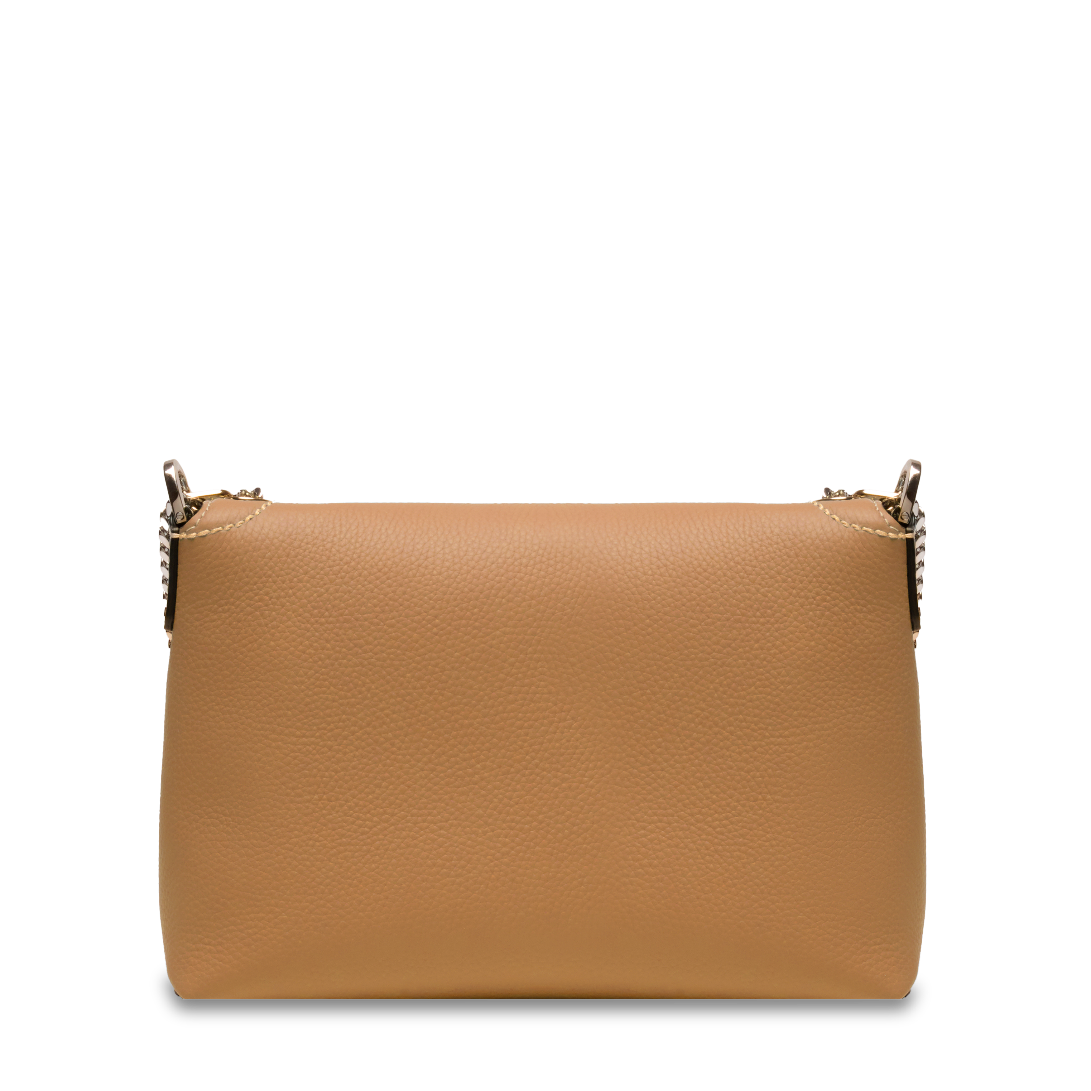 Sac rabat l ninon soft de lancel en cuir Marron