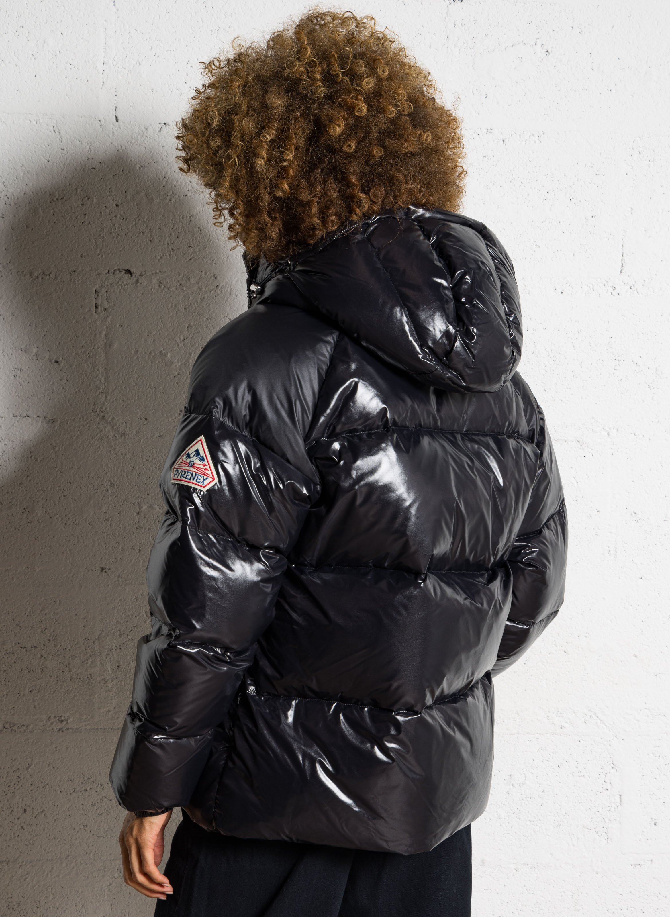 Doudoune à capuche sten PYRENEX Noir