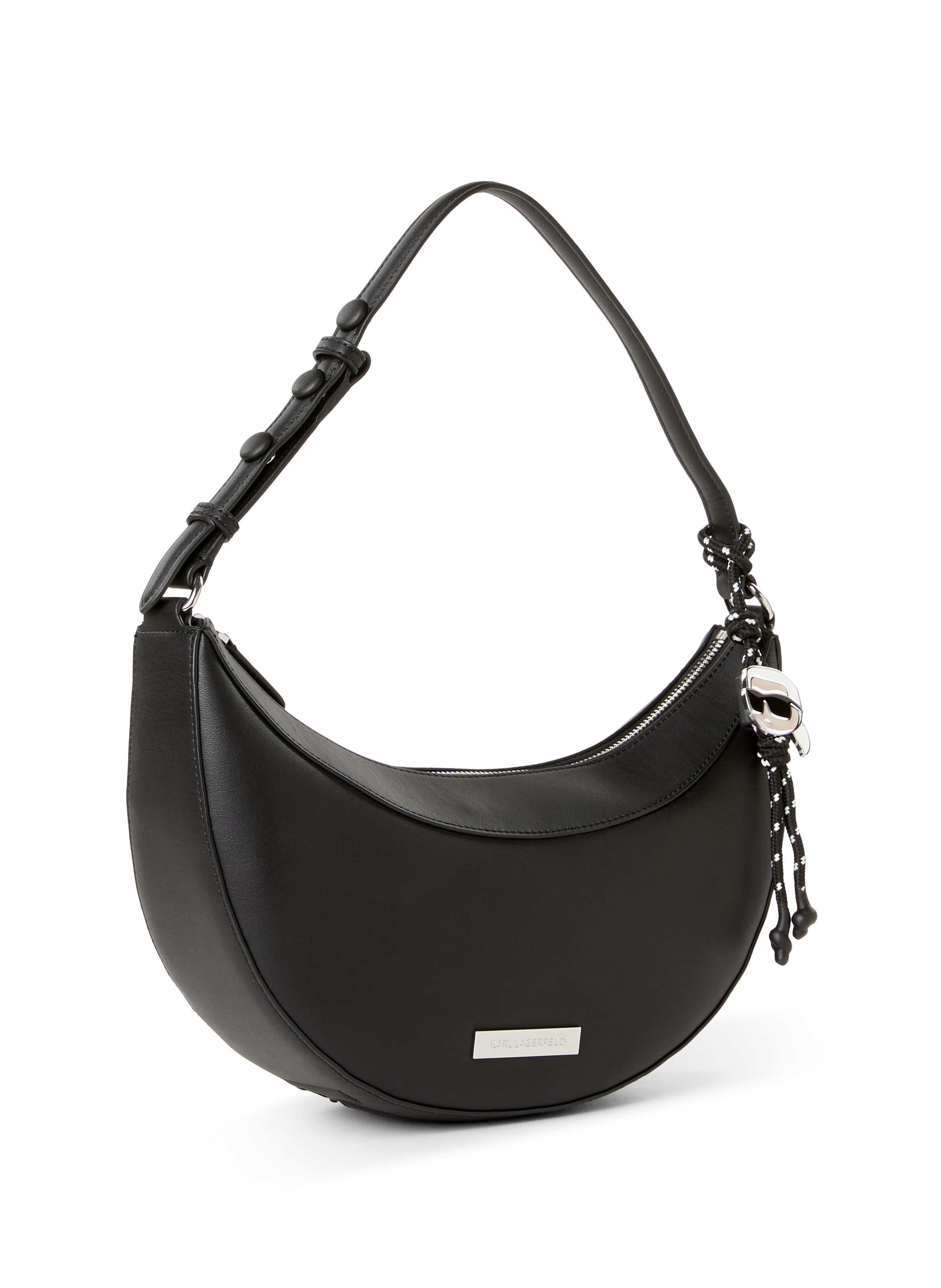 Round handbag KARL LAGERFELD Black