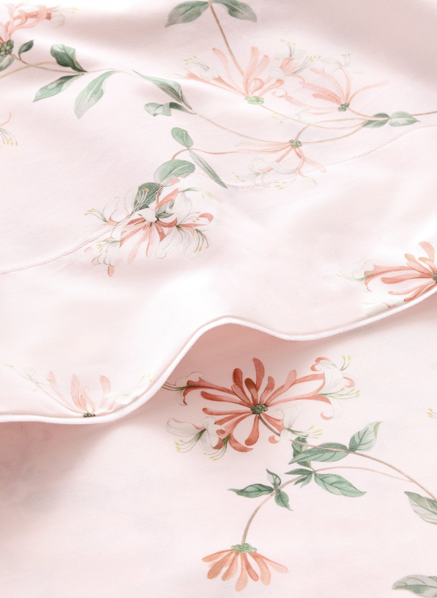 Drap plat nature ANNE DE SOLENE Rose