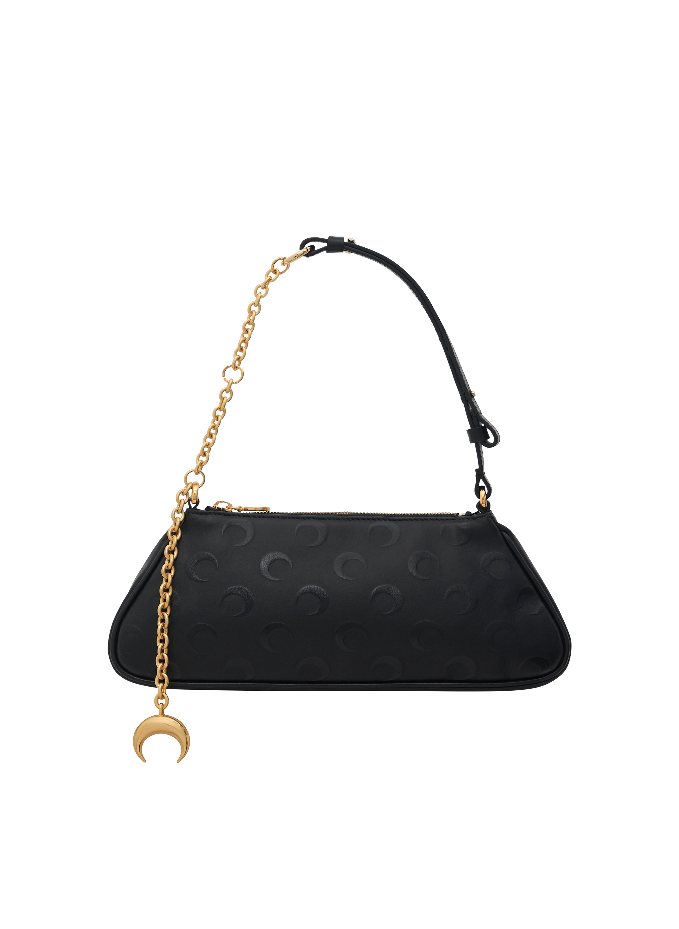 Sac core moon en toile MARINE SERRE Noir