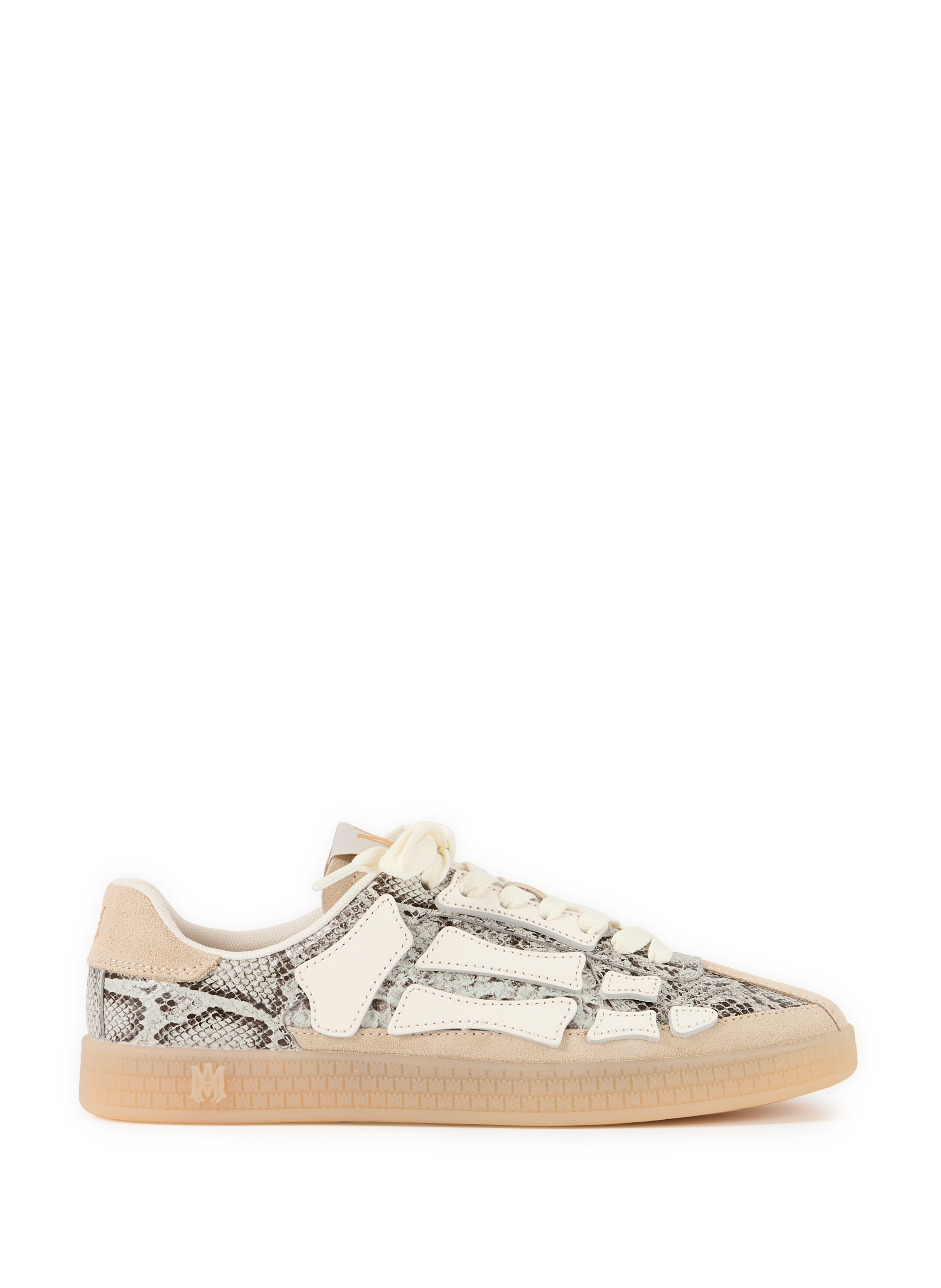 Sneakers Snake Pacific Bones in leather AMIRI White