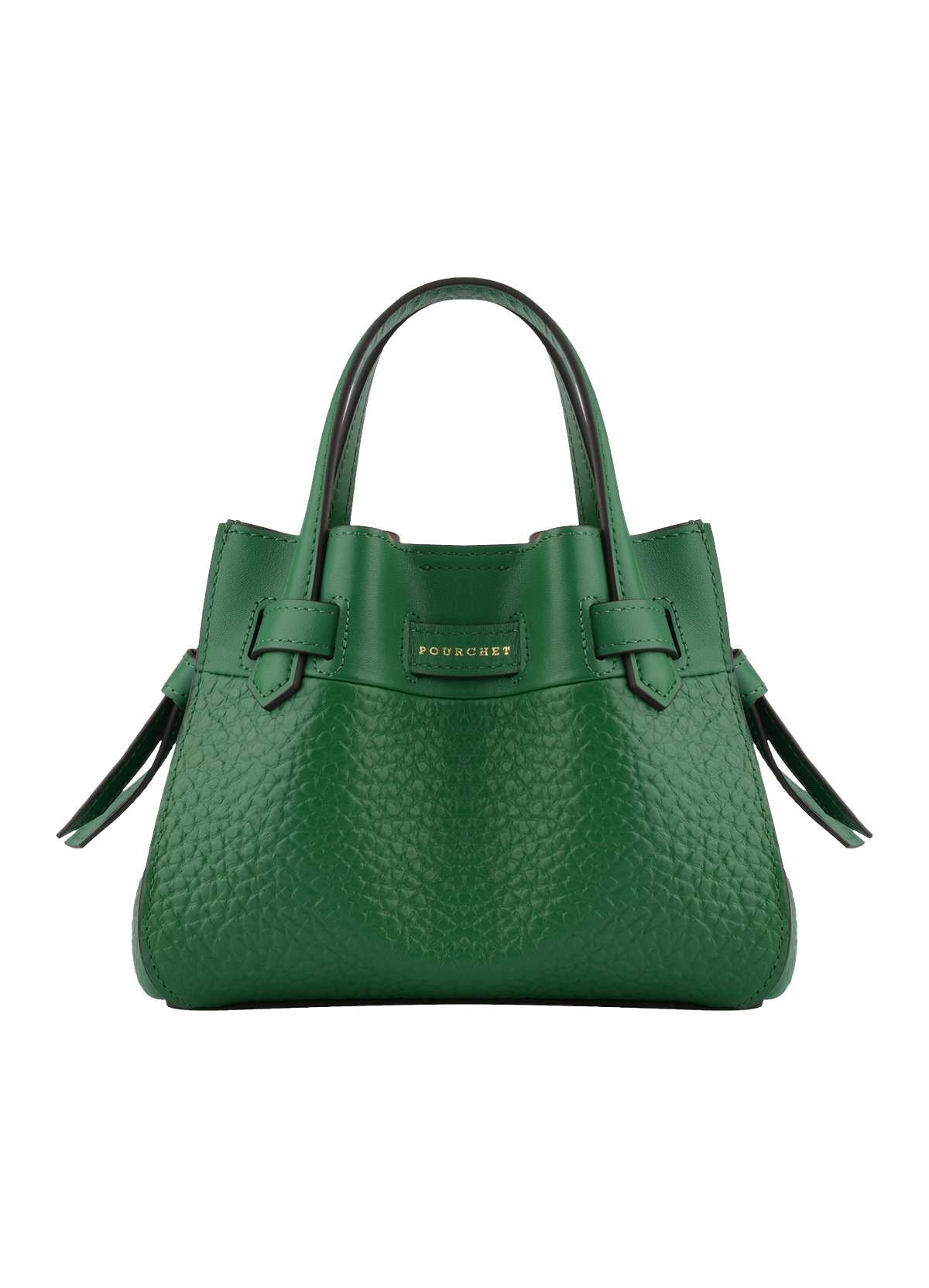 Blossom | Sac à main Nano en cuir de vachette POURCHET Vert