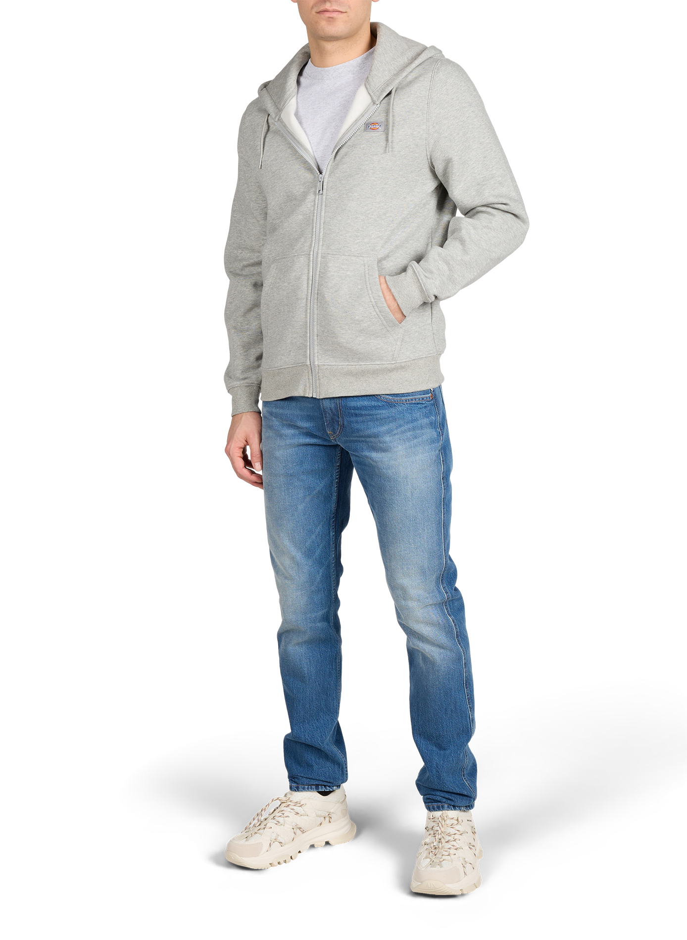 Hoodie à capuche en coton mélangé DICKIES Gris