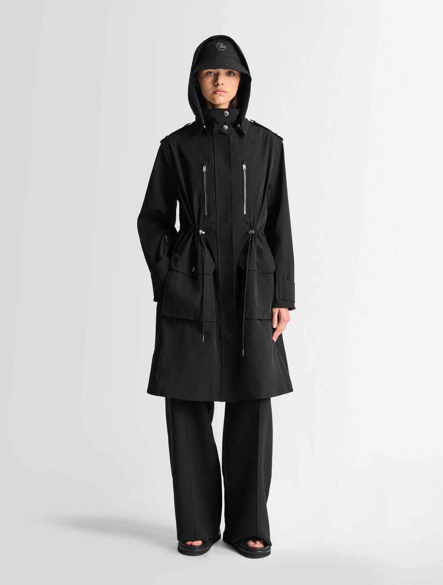 Parka melroo col capuche coupe ample FUSALP Noir