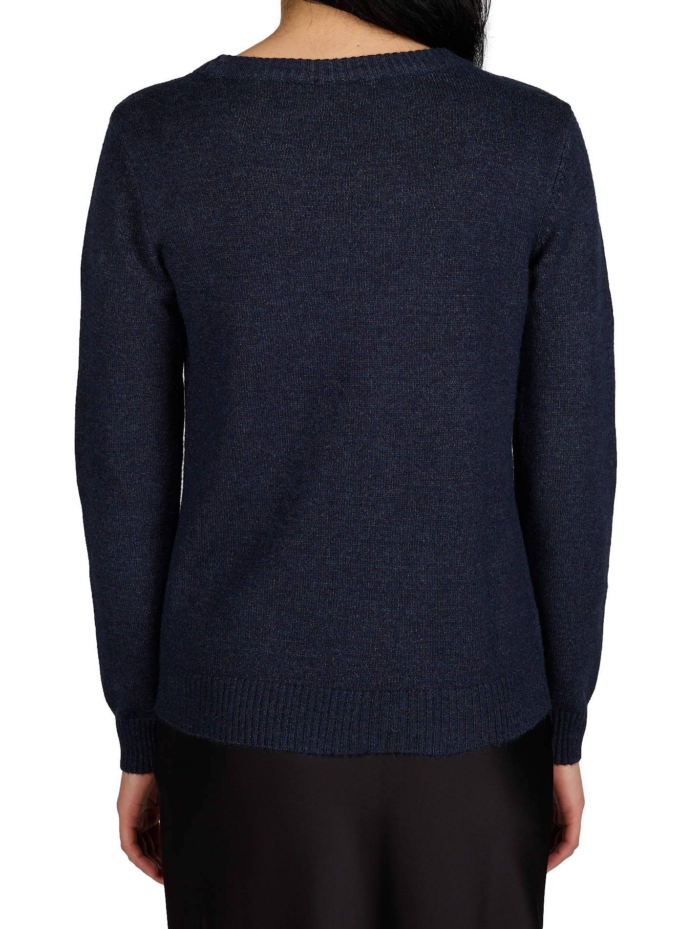 Round neck Viril sweater VILA Blue