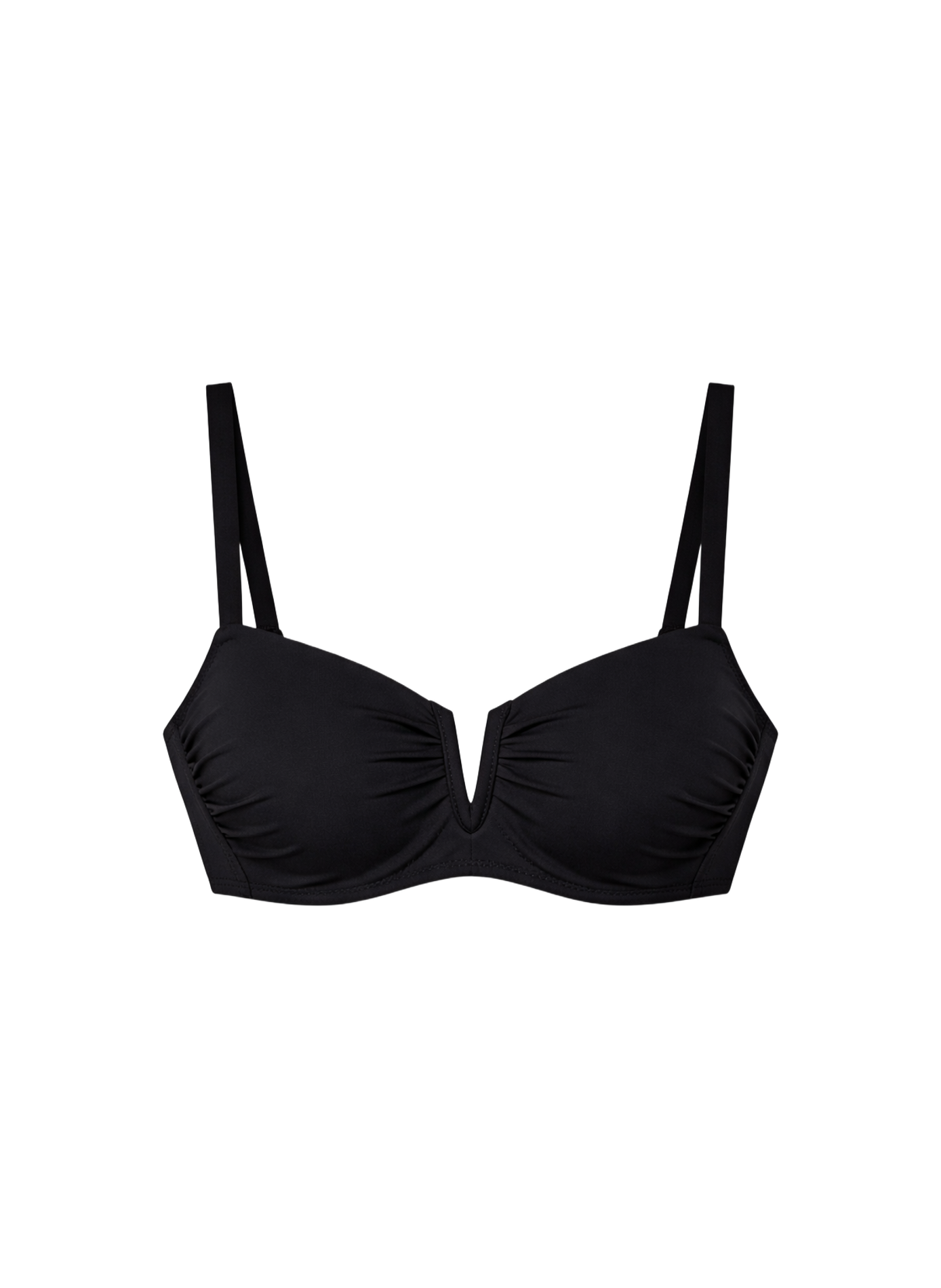 Haut de bikini uni SHAN Noir