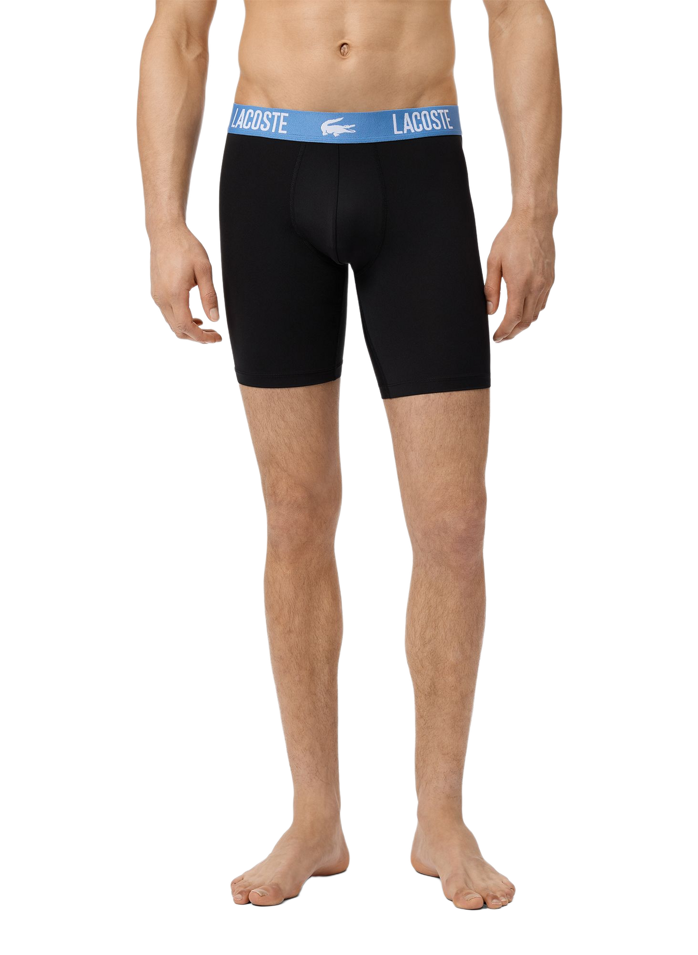 Lot de 3 boxers à ceinture logotypée LACOSTE Noir