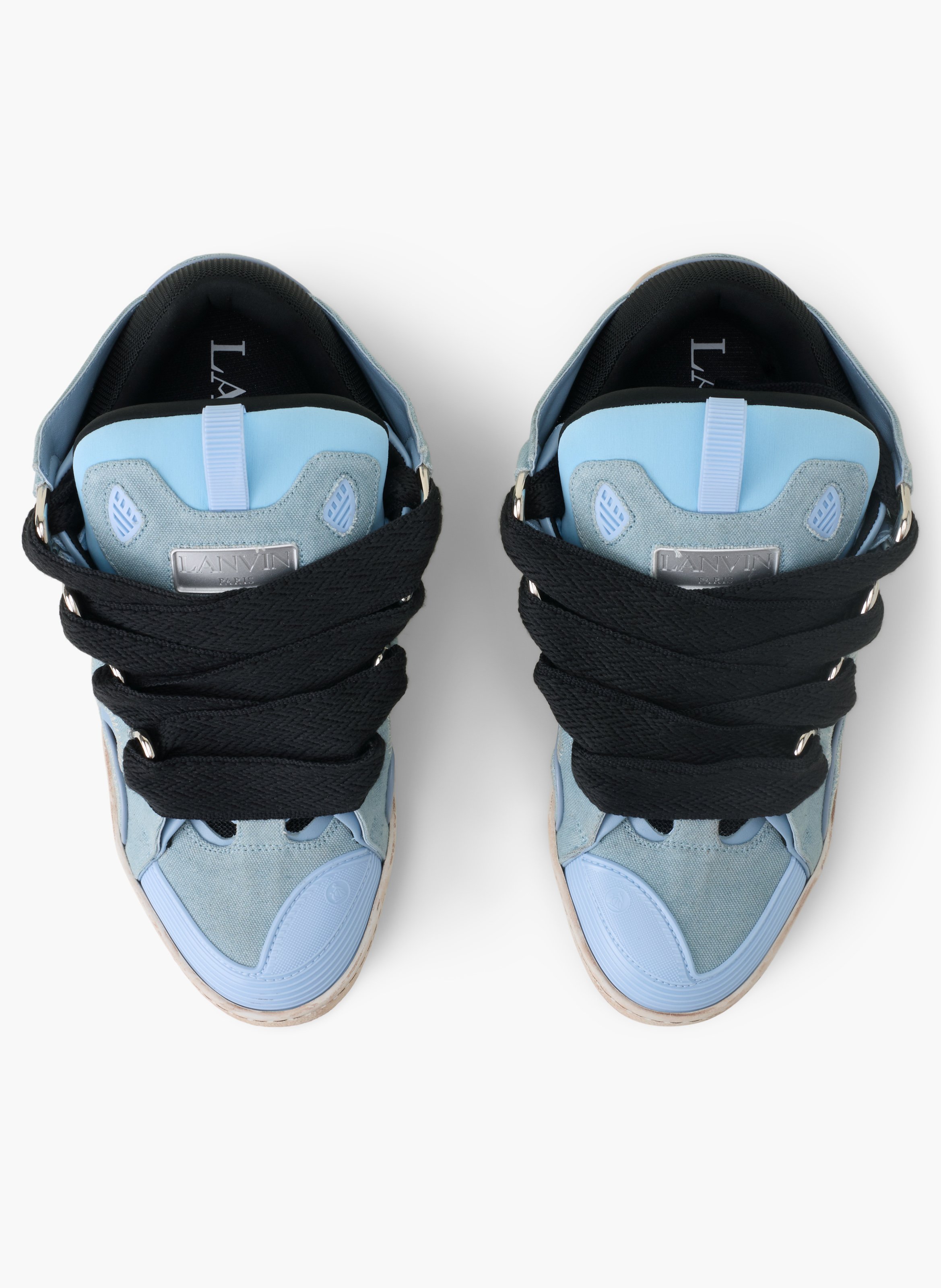Sneakers curb en canvas LANVIN Bleu