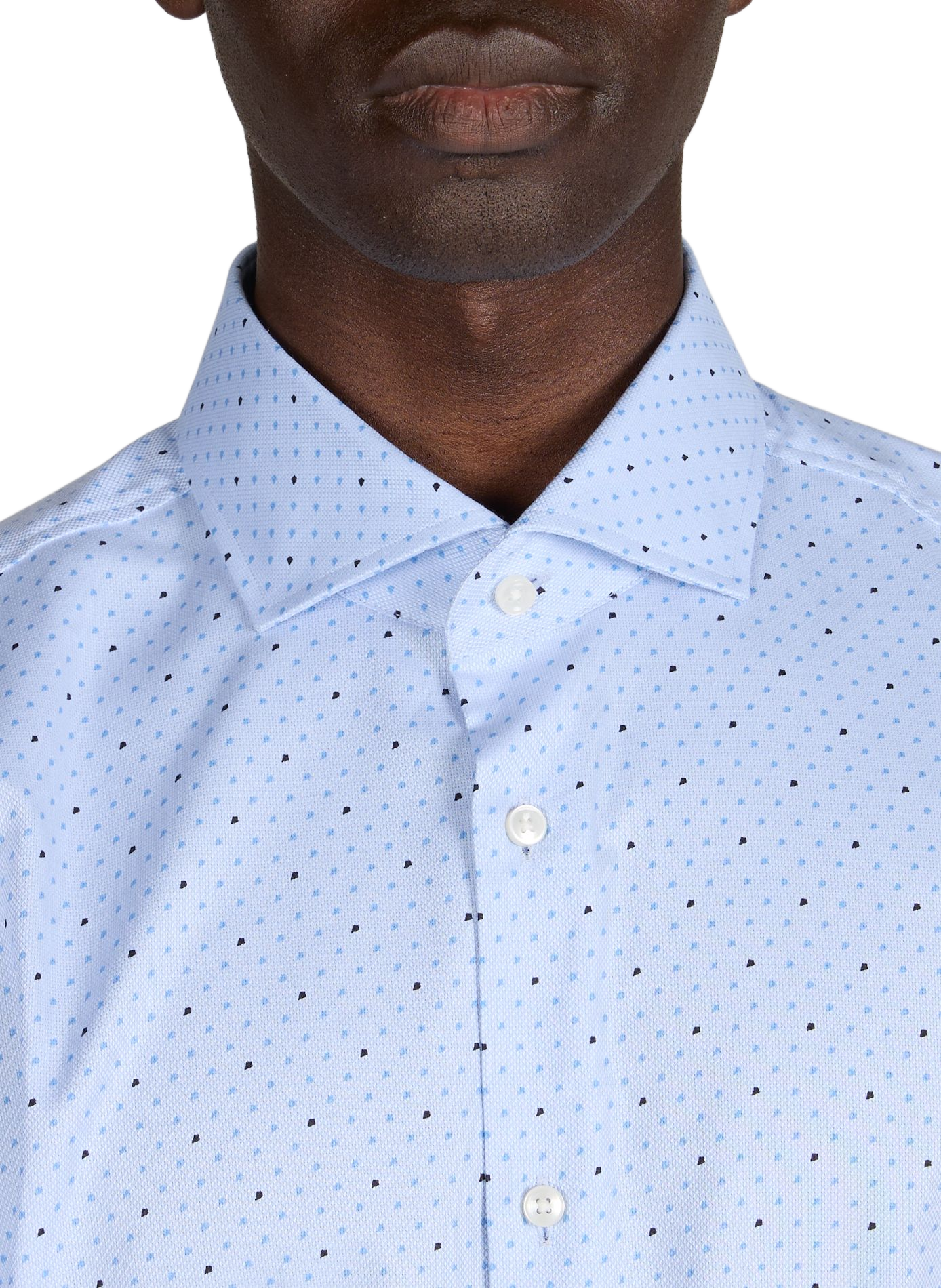 HANK patterned shirt BOSS Blue