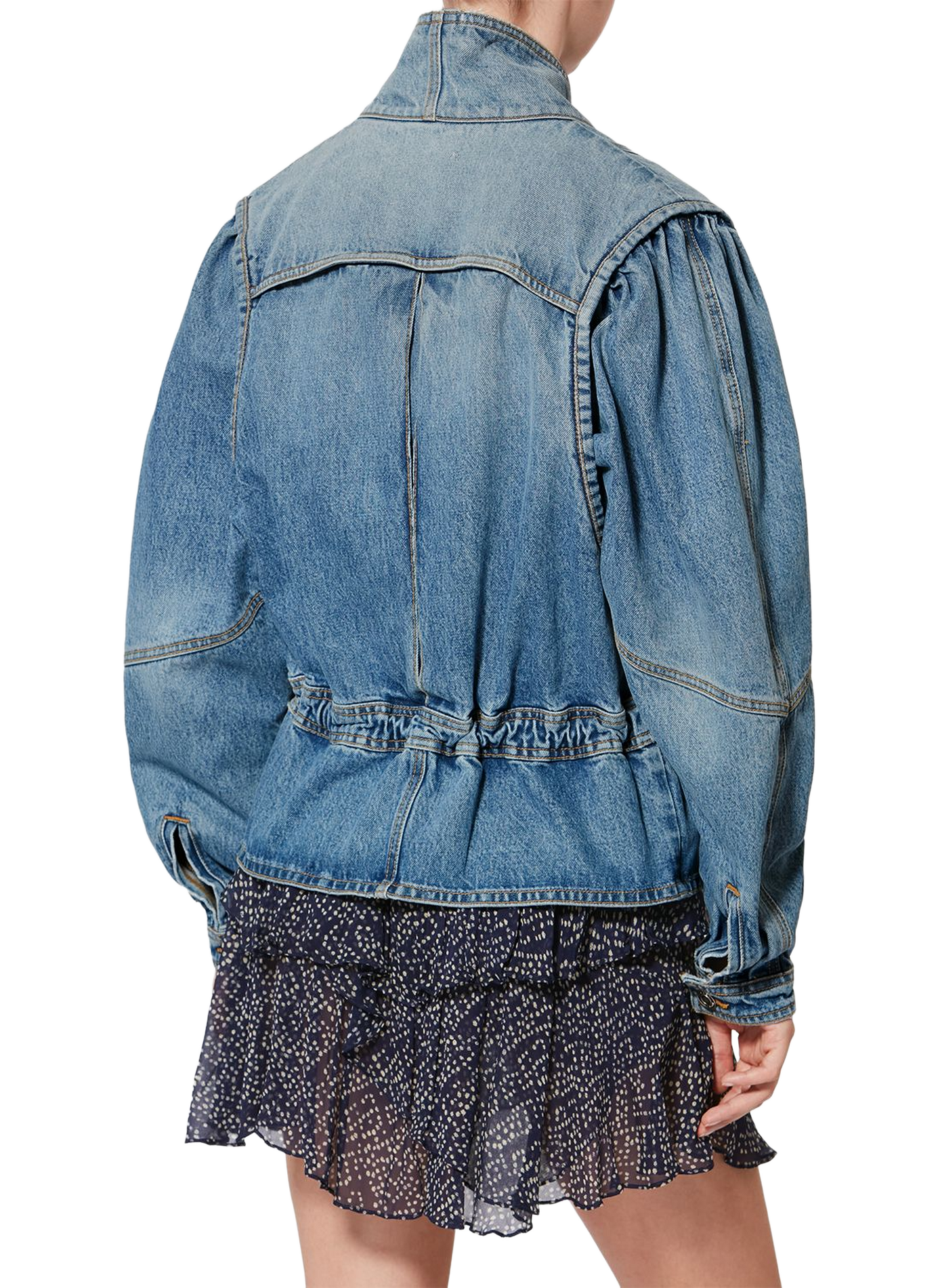 Dolie denim cotton jacket ISABEL MARANT Blue