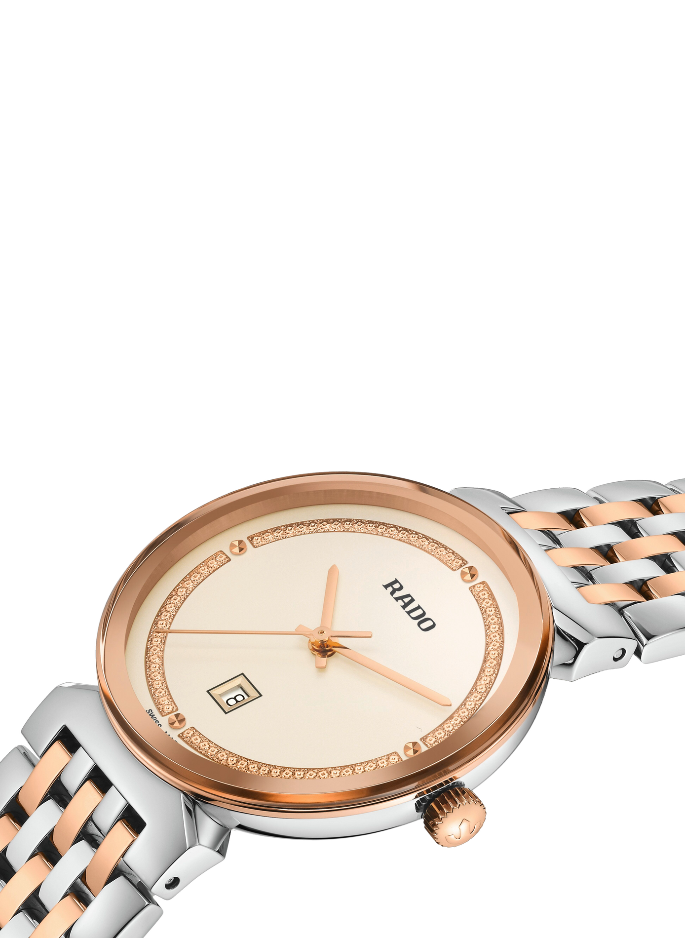 Montre quartz Florence en acier inoxydable RADO Doré