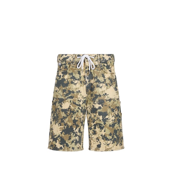 Short droit carpenter militaire en coton Short droit carpenter militaire en coton