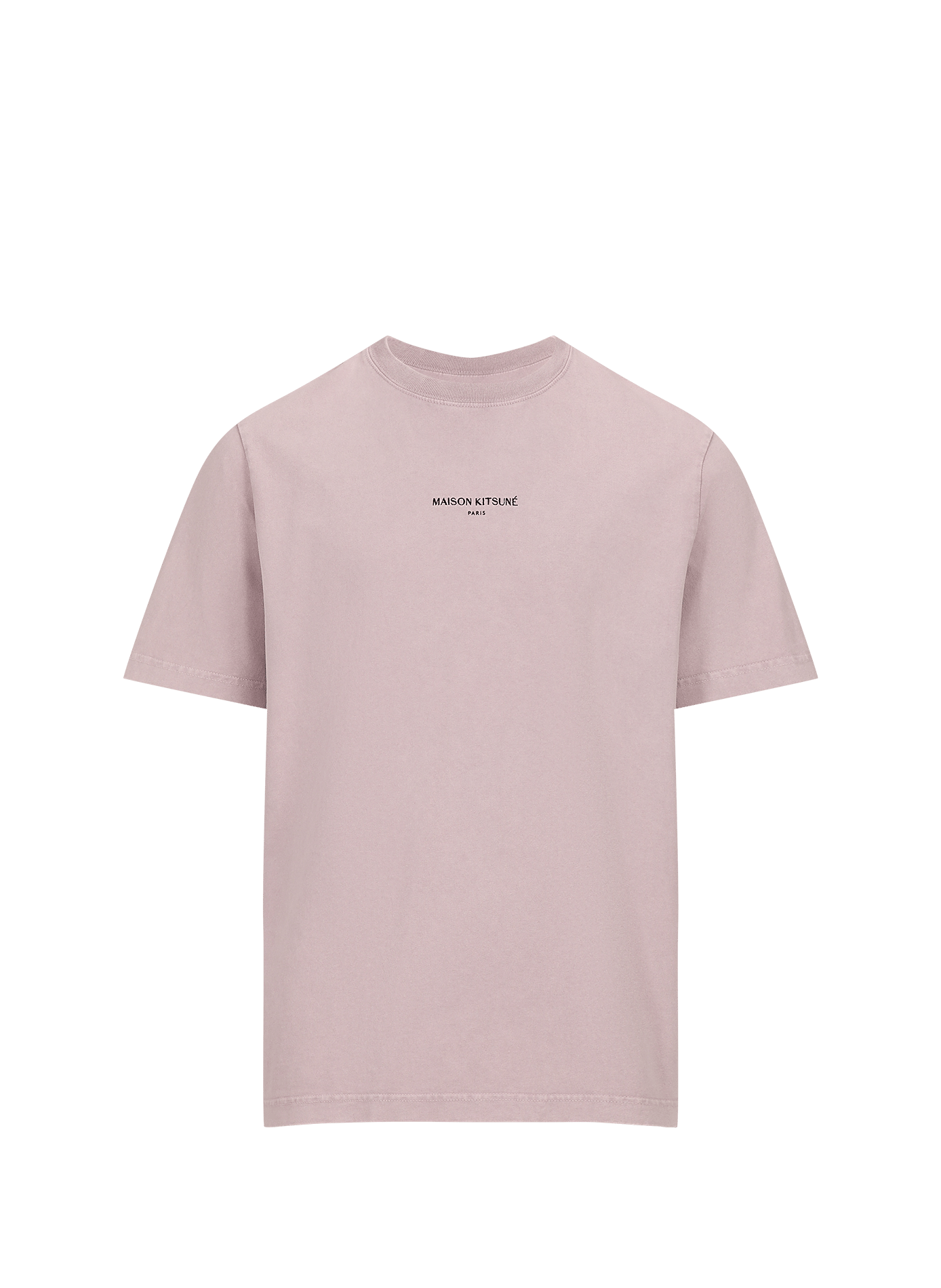 Straight-fit cotton T-shirt MAISON KITSUNÉ Pink