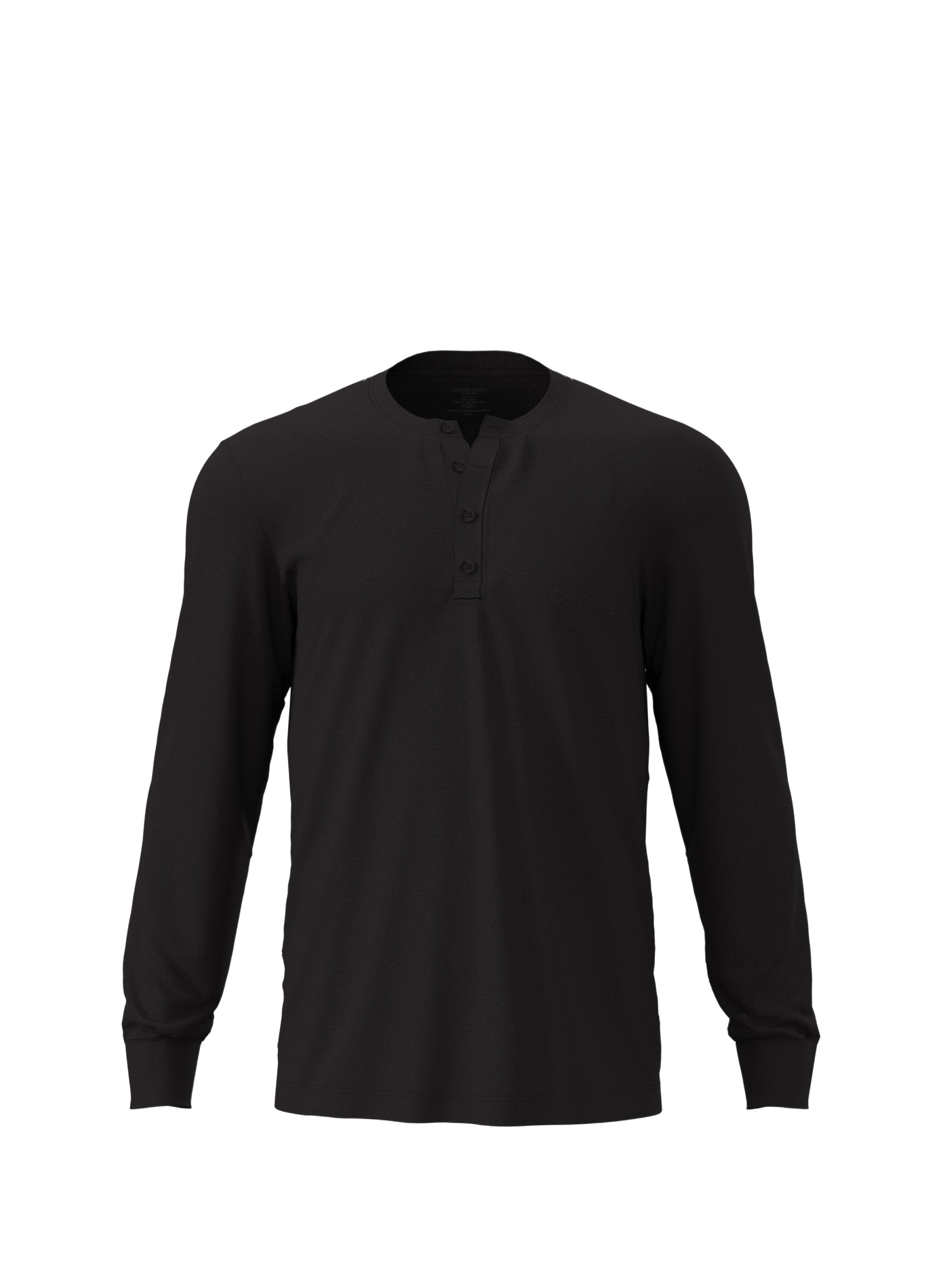 Pyjama-Langarm-T-Shirt  Noir