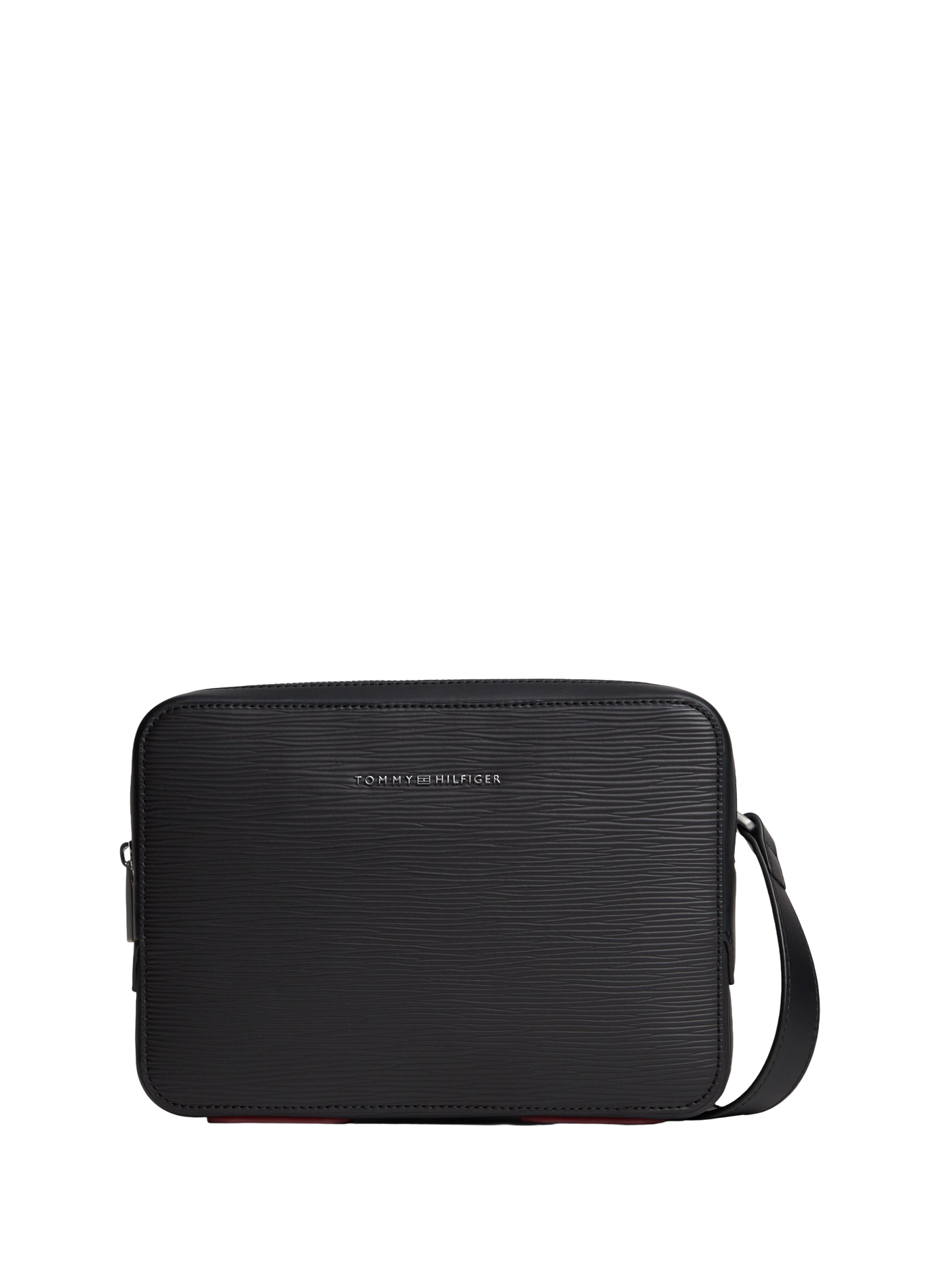 Plain zip pouch TOMMY HILFIGER Black