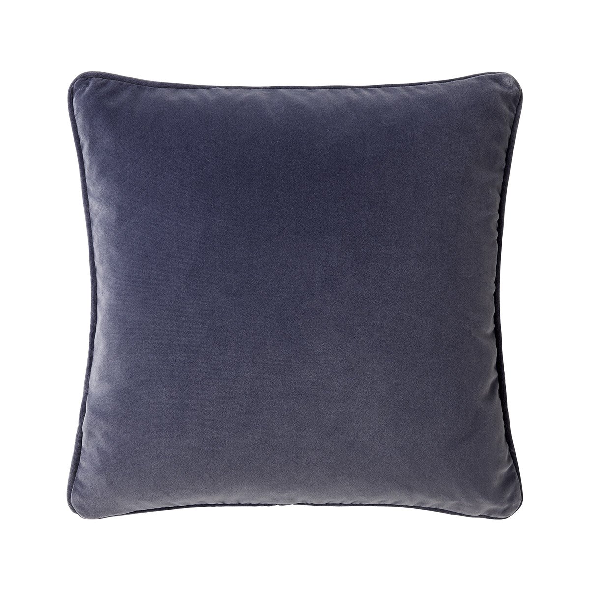 Housse de coussin en velours, divan YVES DELORME Bleu