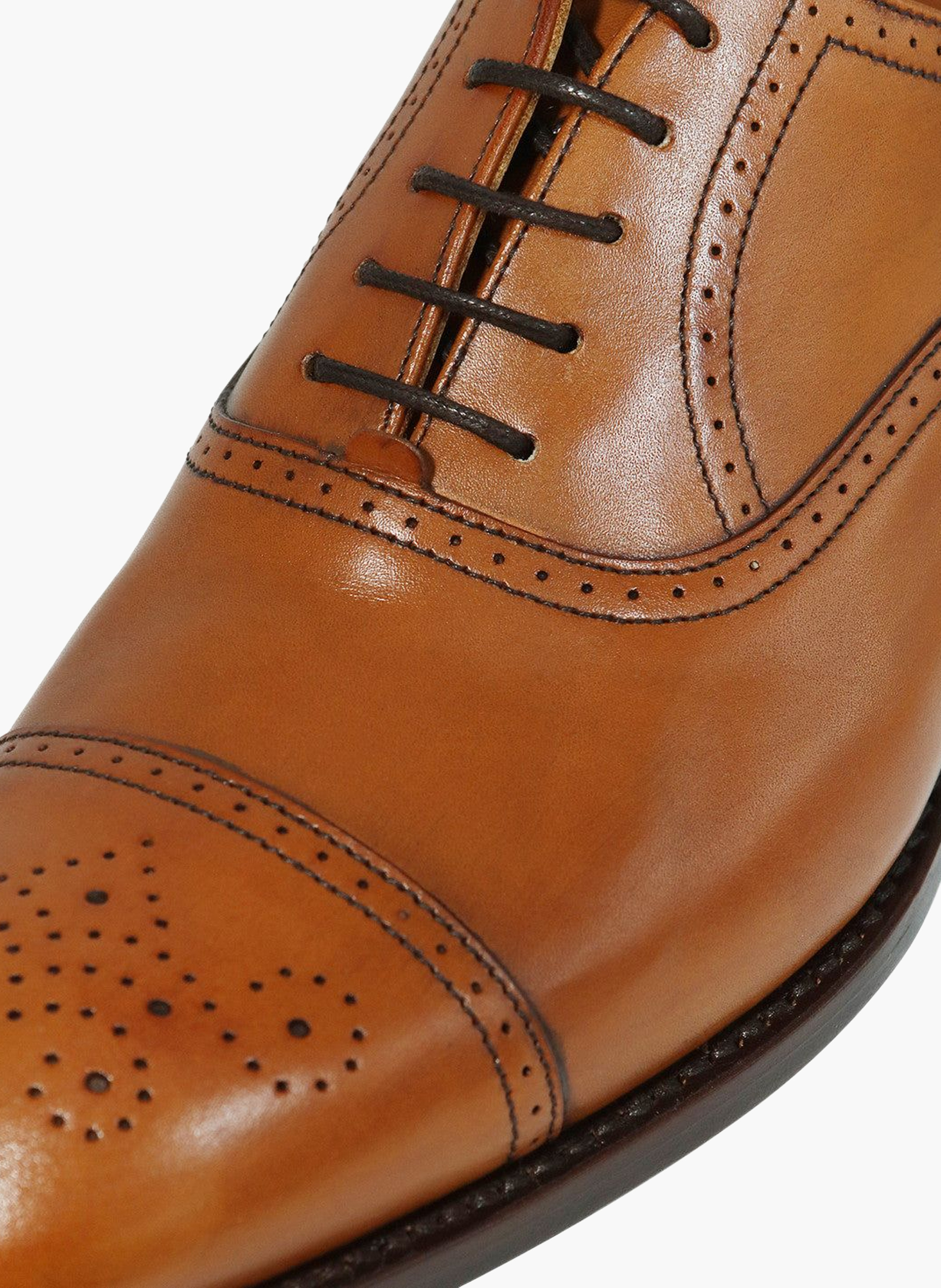 Richelieu cuir diplomat FINSBURY Marron
