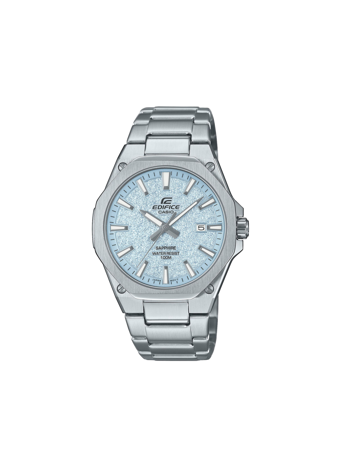 Montre quartz Casio edifice en acier inoxydable CASIO Bleu