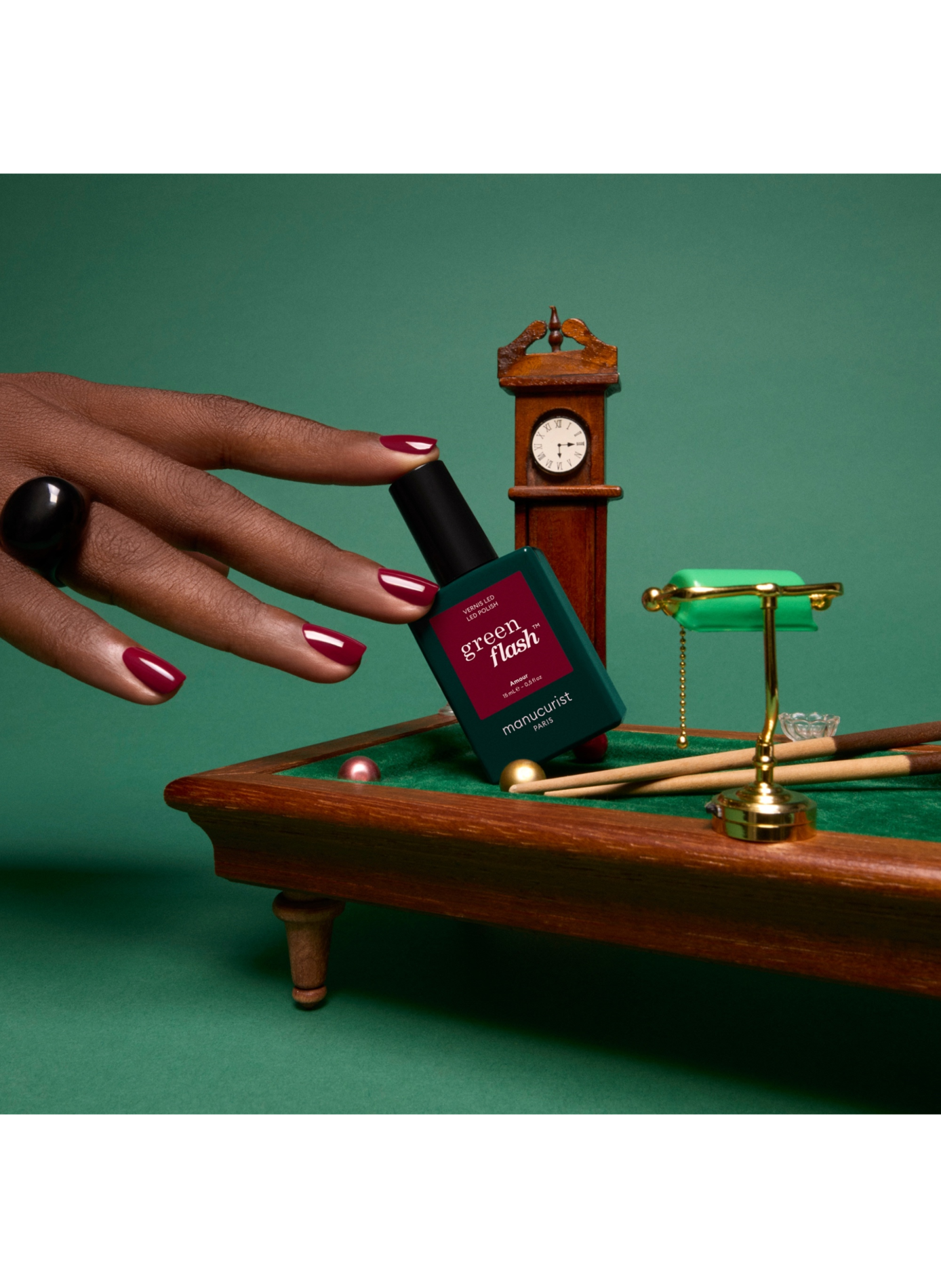 Green Flash - Amour MANUCURIST Rouge bordeaux