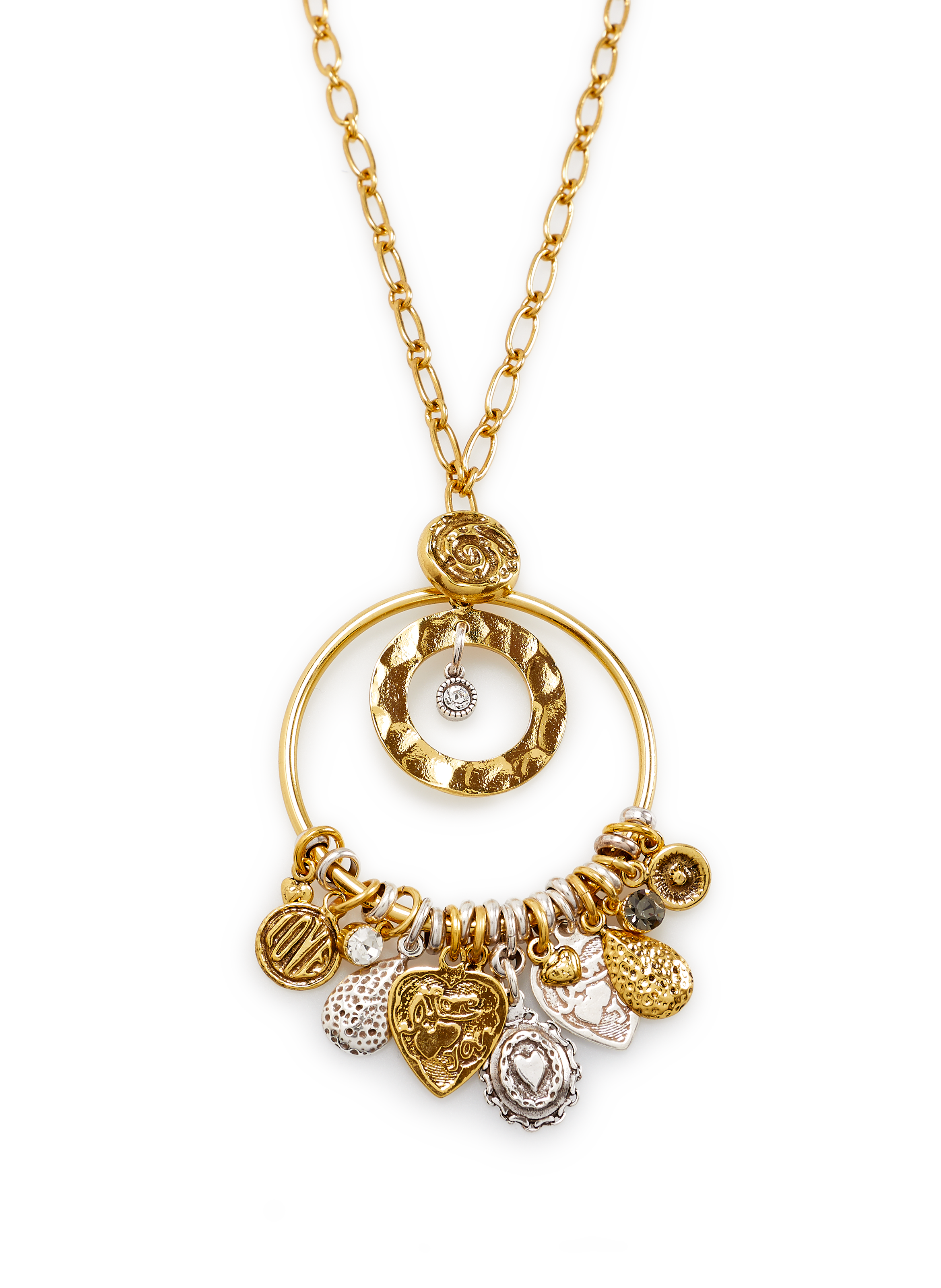 Collier charms L'essence du coeur