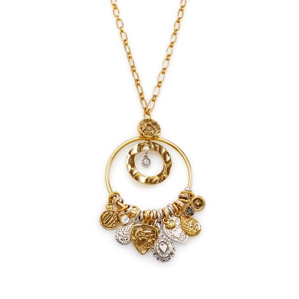 Collier charms L'essence du coeur