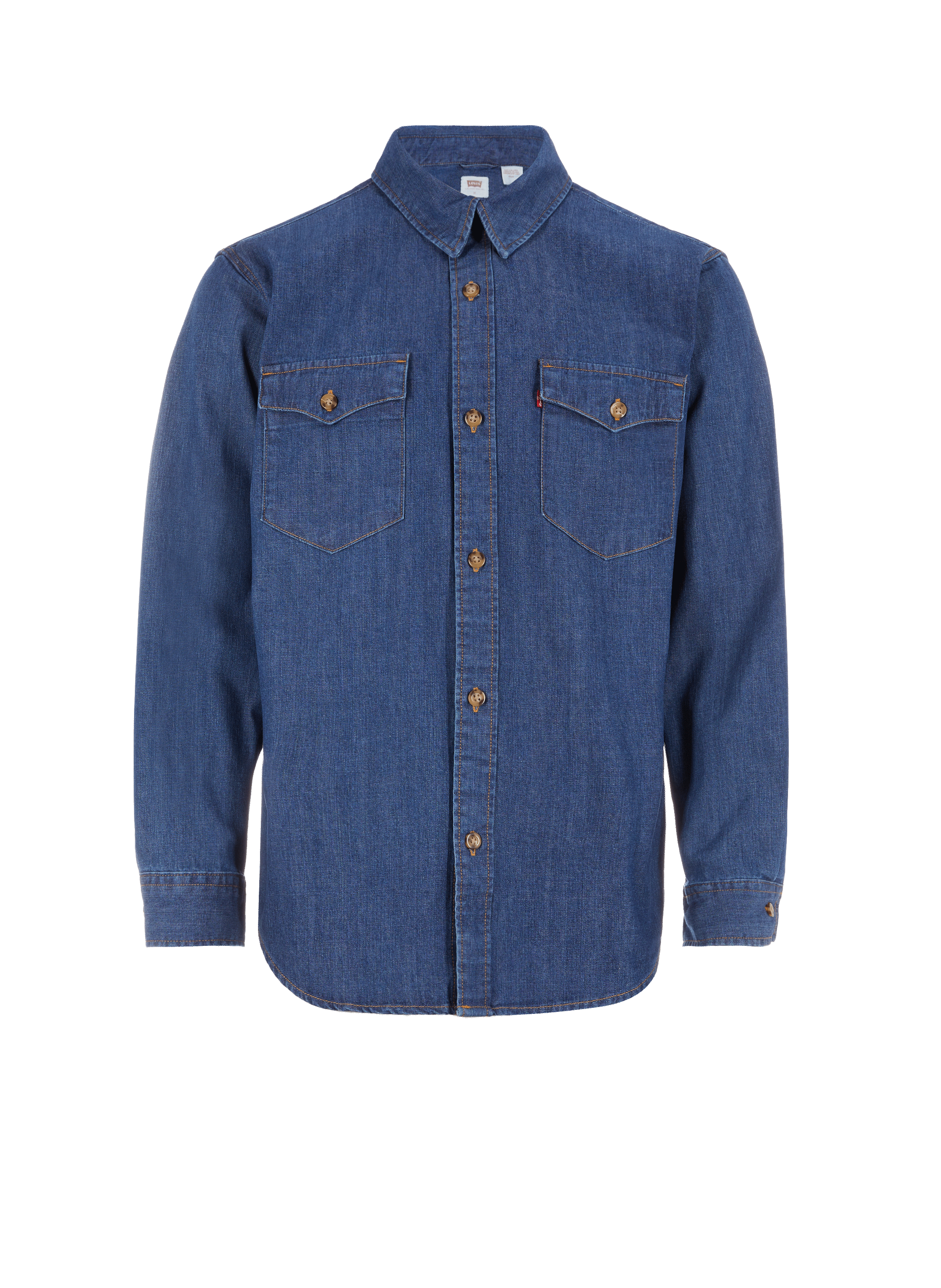 Chemise droite en jean