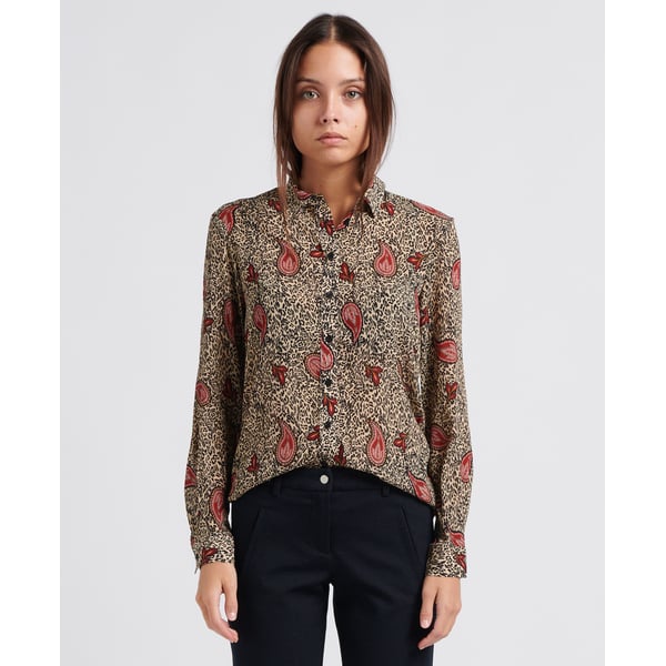 Chemise col classique imprimée