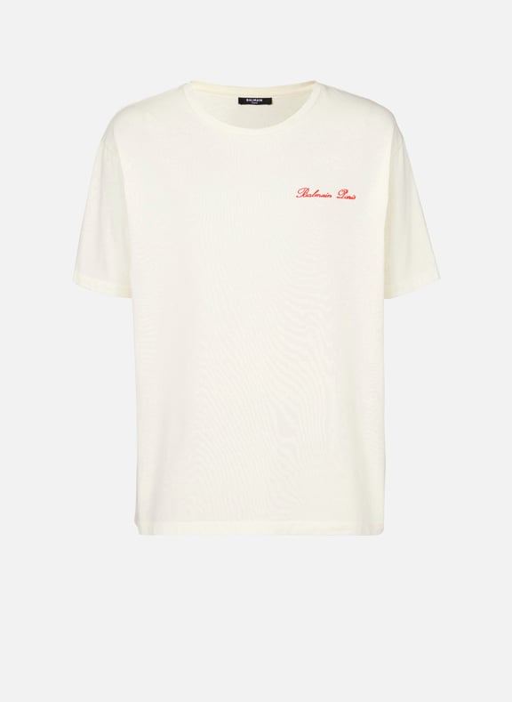 T SHIRT BALMAIN SIGNATURE WESTERN BALMAIN pour HOMME Printemps