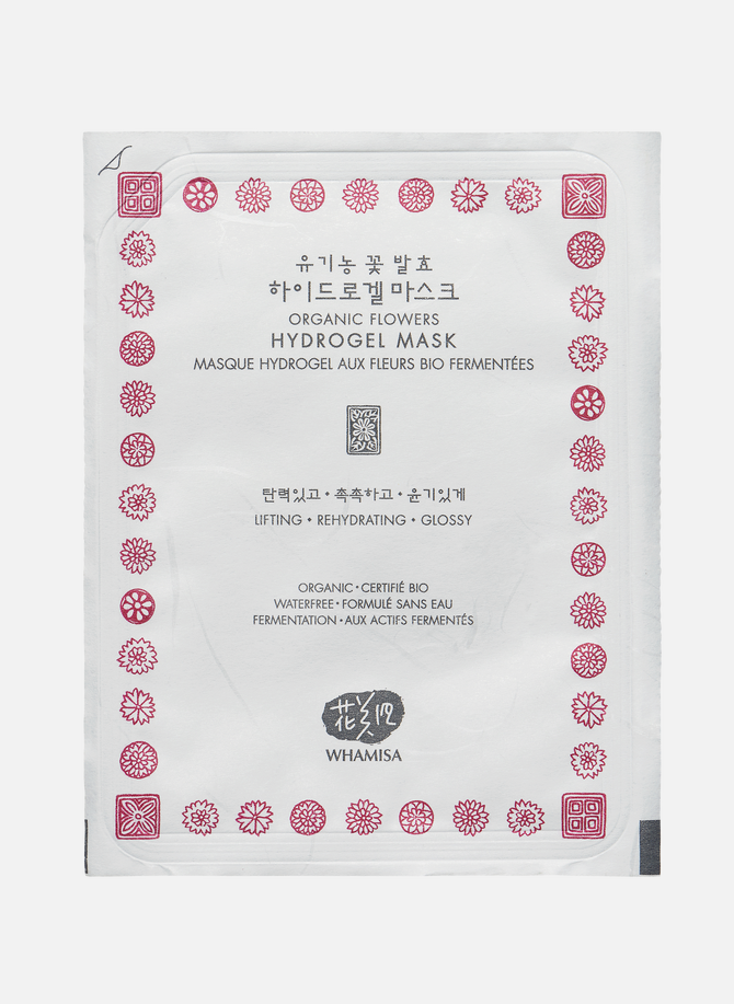 Hydrogel mask with fermented organic flowers WHAMISA