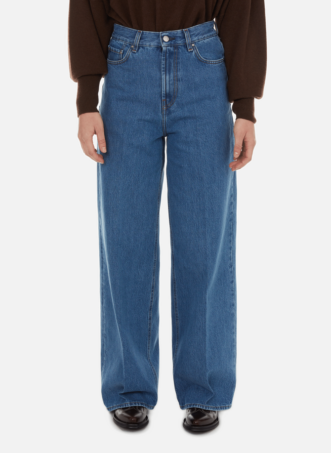TOTEME wide-leg cotton jeans