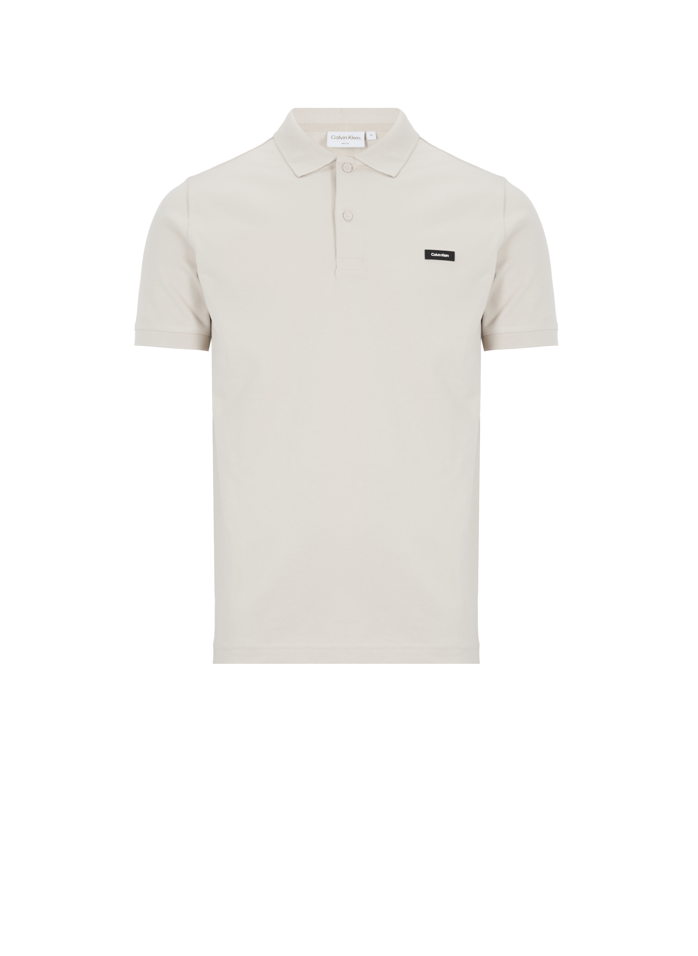 Polo en coton CALVIN KLEIN Beige