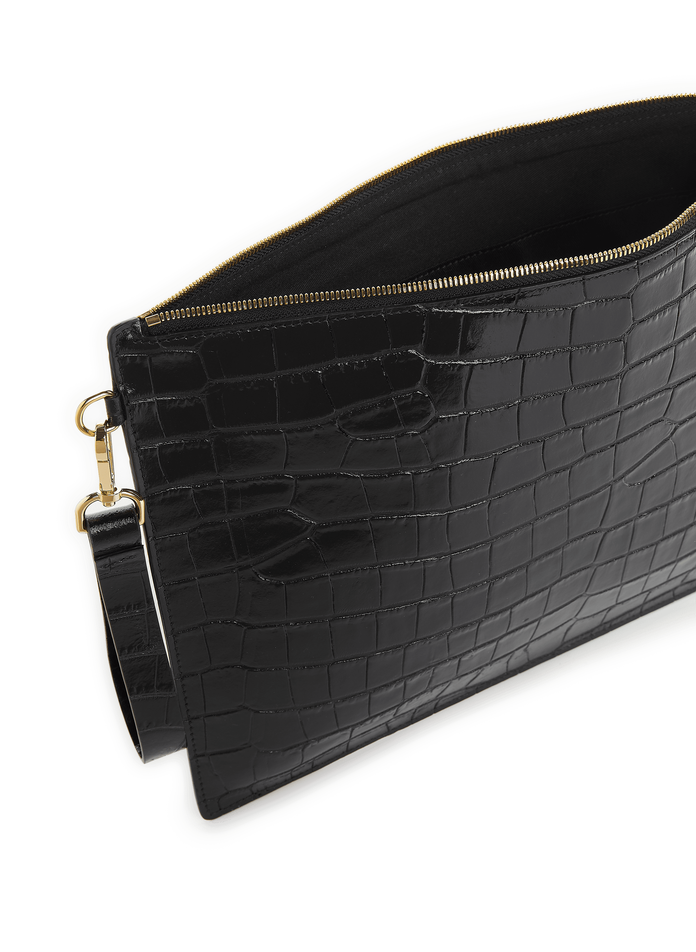 Pochette Elisa en cuir  SAISON 1865 Noir