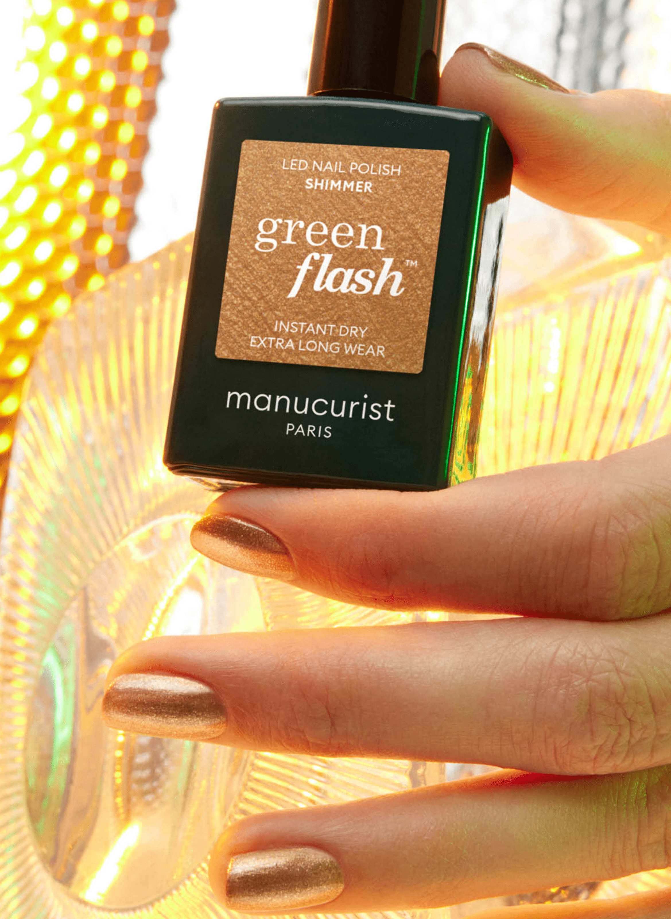 Green Flash Nail Polish MANUCURIST Shimmer