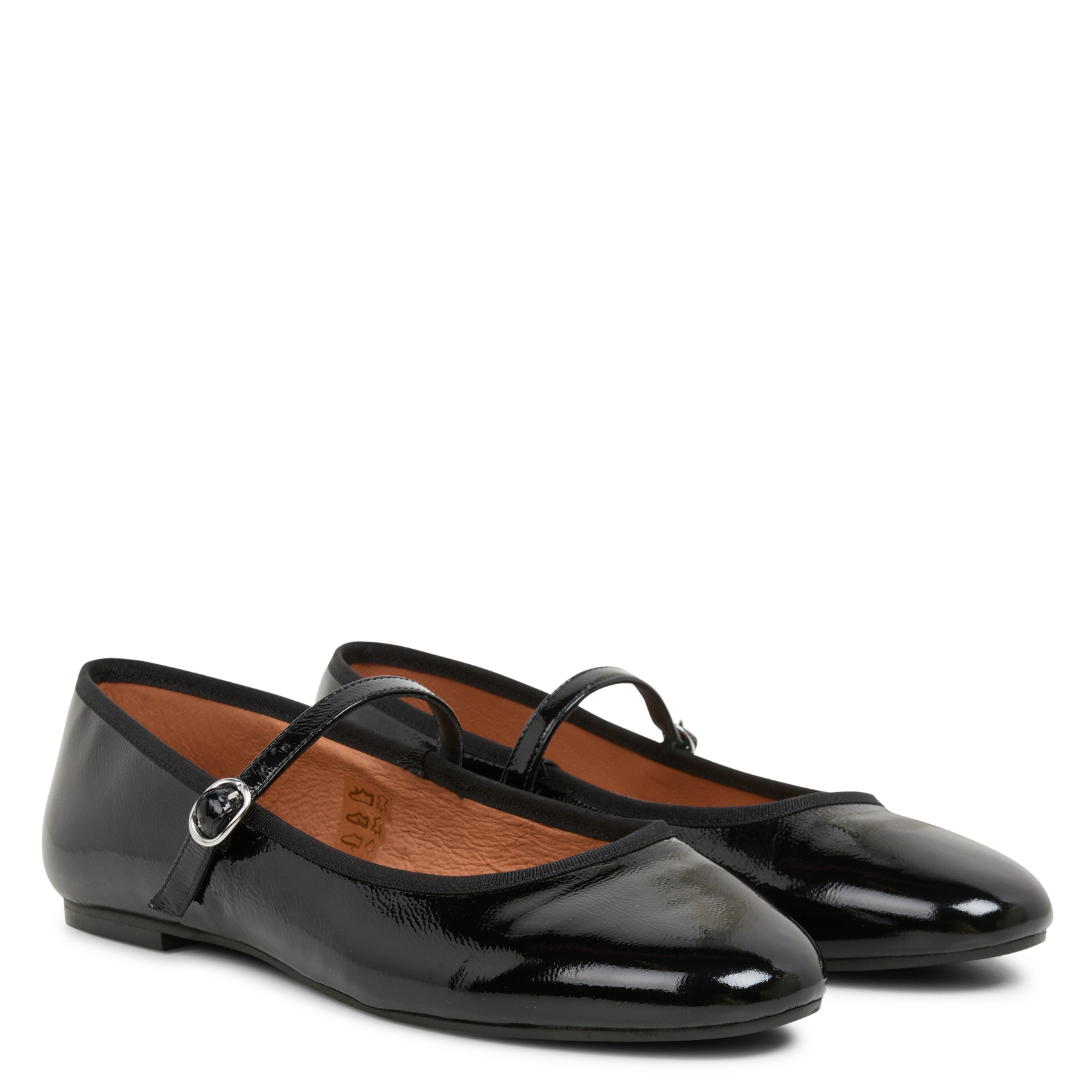 Ballerines en cuir Douceur JONAK Noir