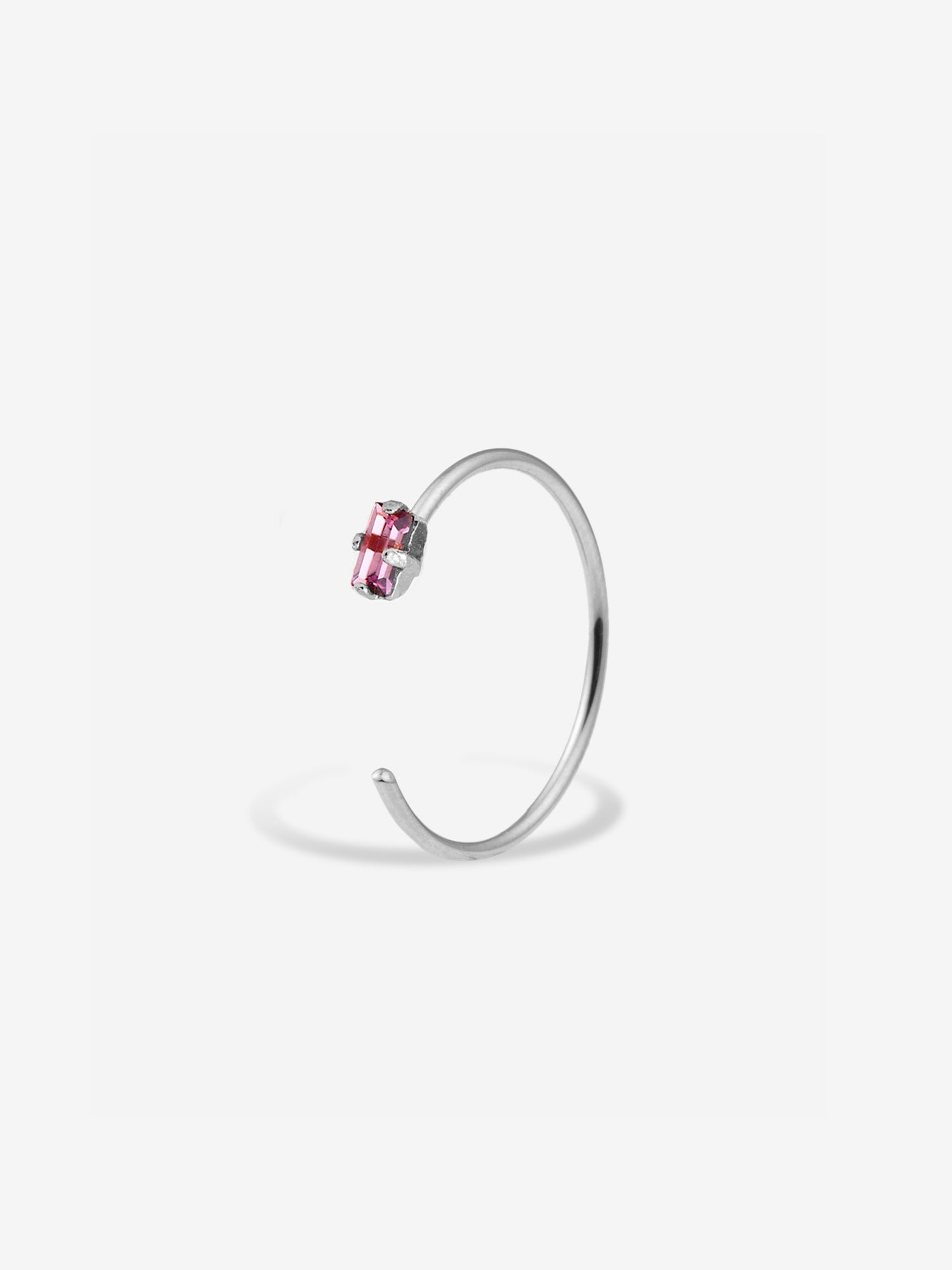 Bague ajustable jules APRIL PLEASE Argent