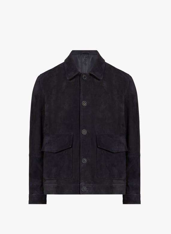 Blouson Femy en cuir | Bleu by SAISON 1865 Blouson Femy en cuir Bleu