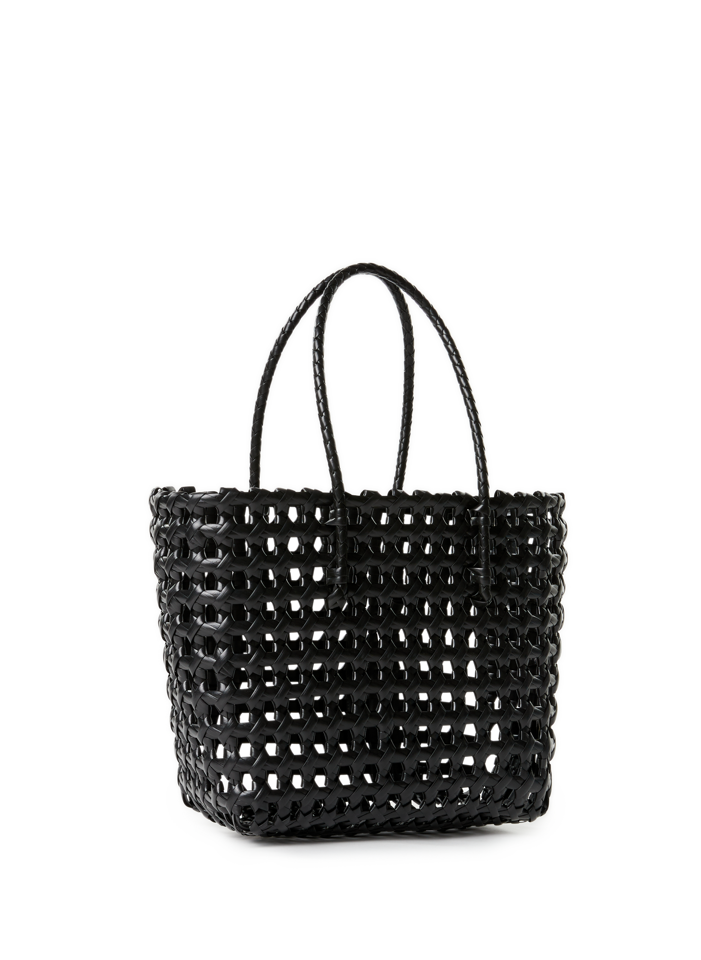 Sac cabas tressé AU PRINTEMPS PARIS Noir