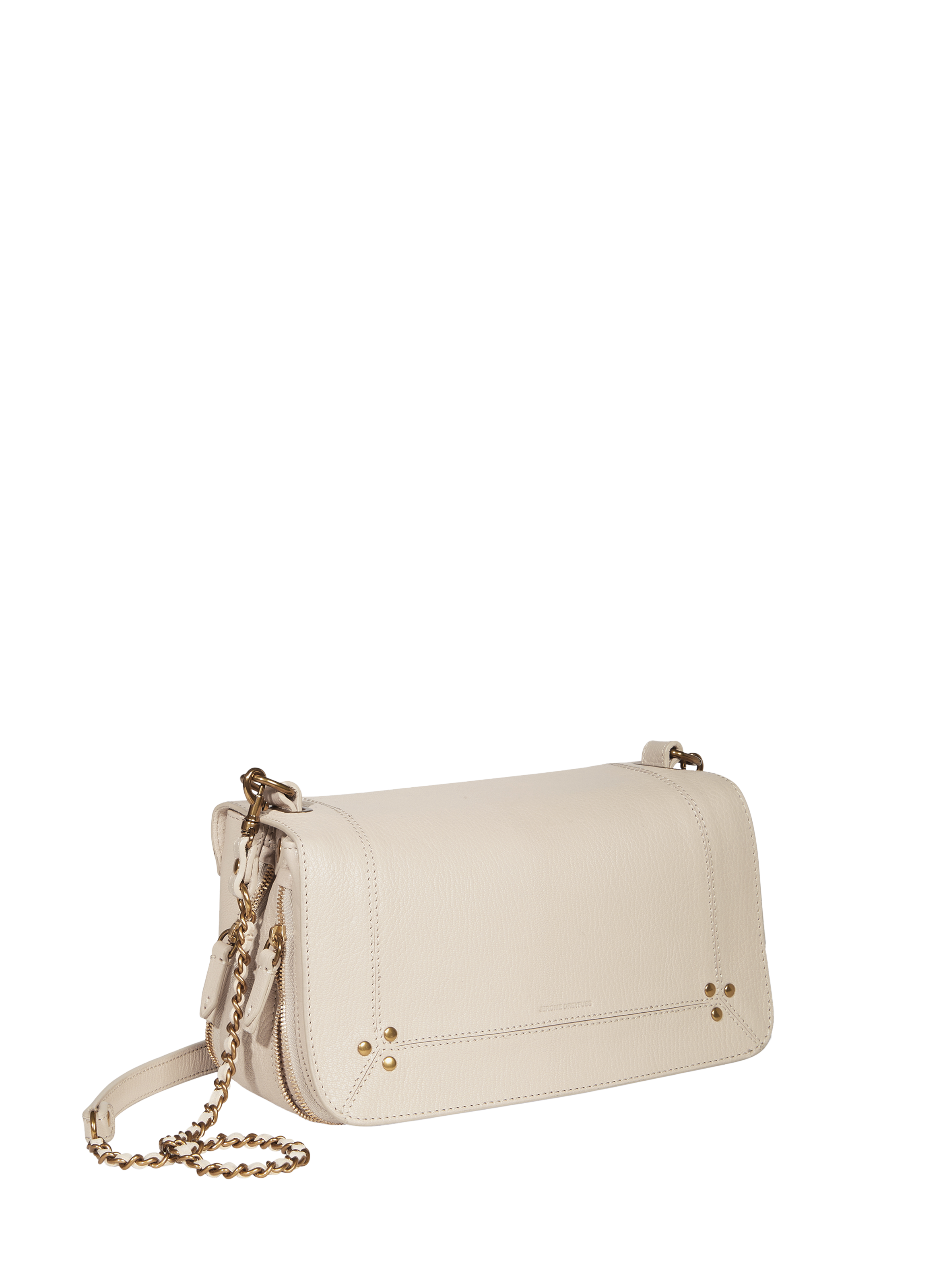 Sac à bandoulière Bobi en cuir de chèvre JÉRÔME DREYFUSS Beige