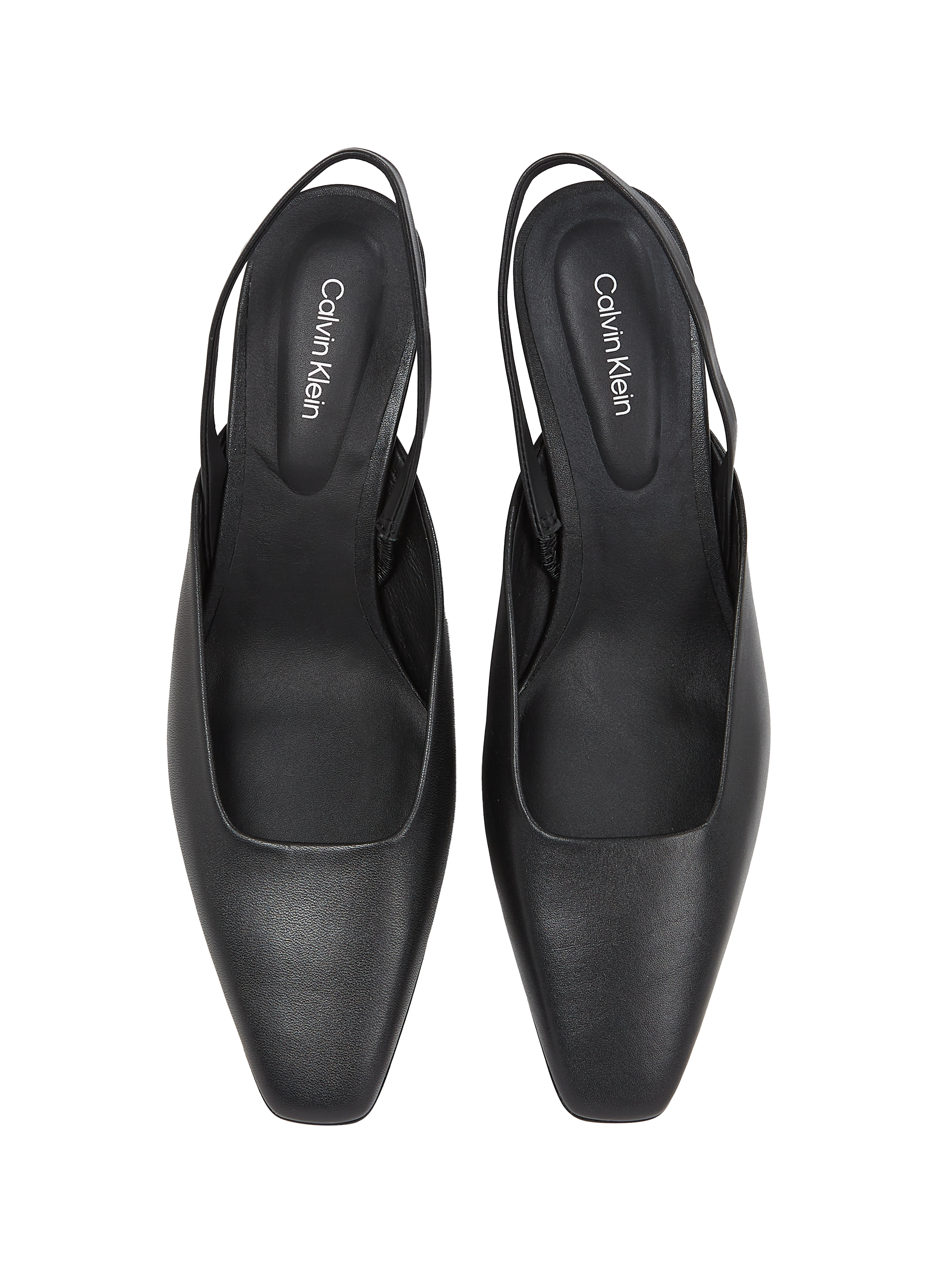 Slingbacks en cuir CALVIN KLEIN Noir
