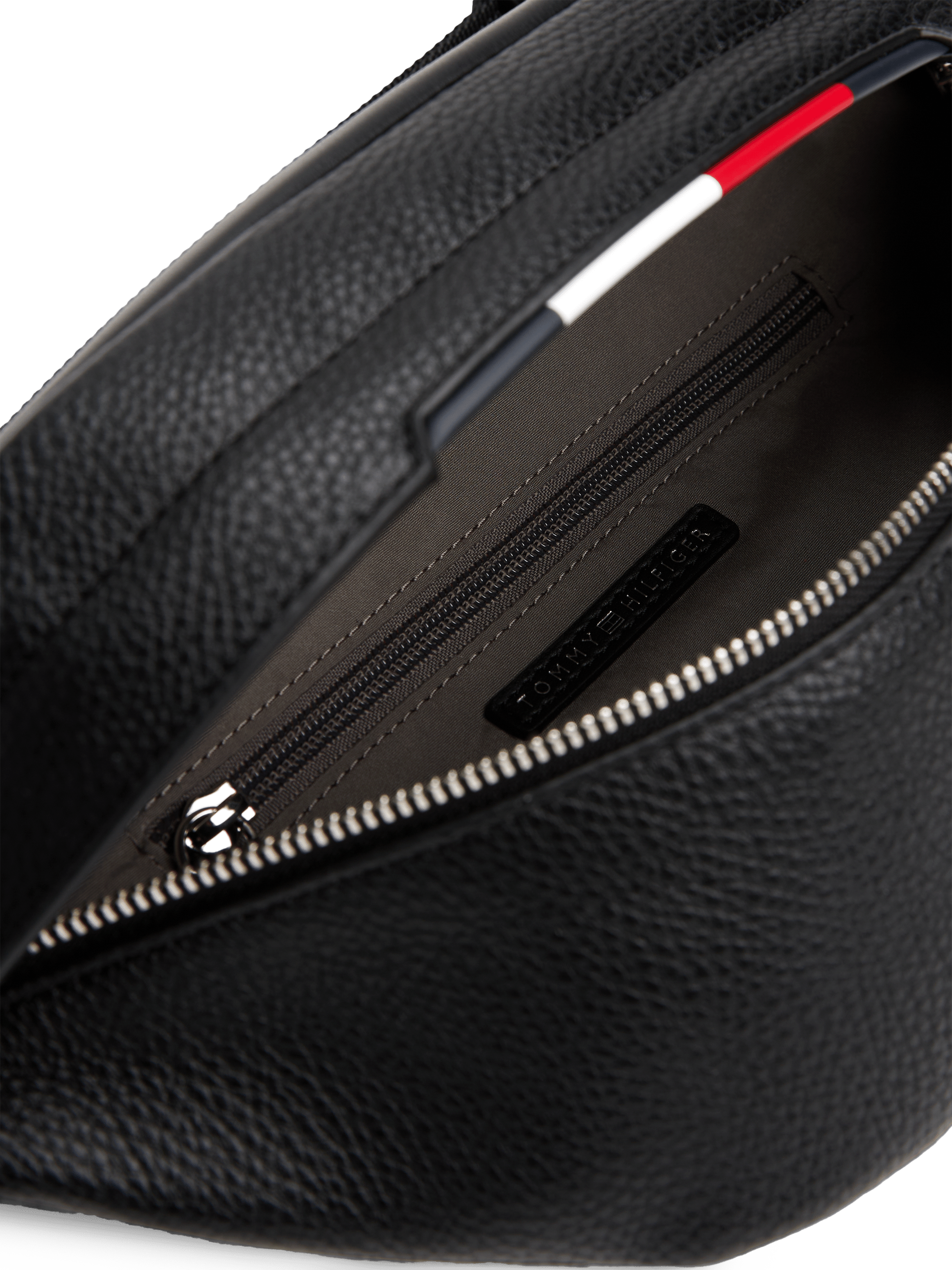 Grained waist bag TOMMY HILFIGER Black
