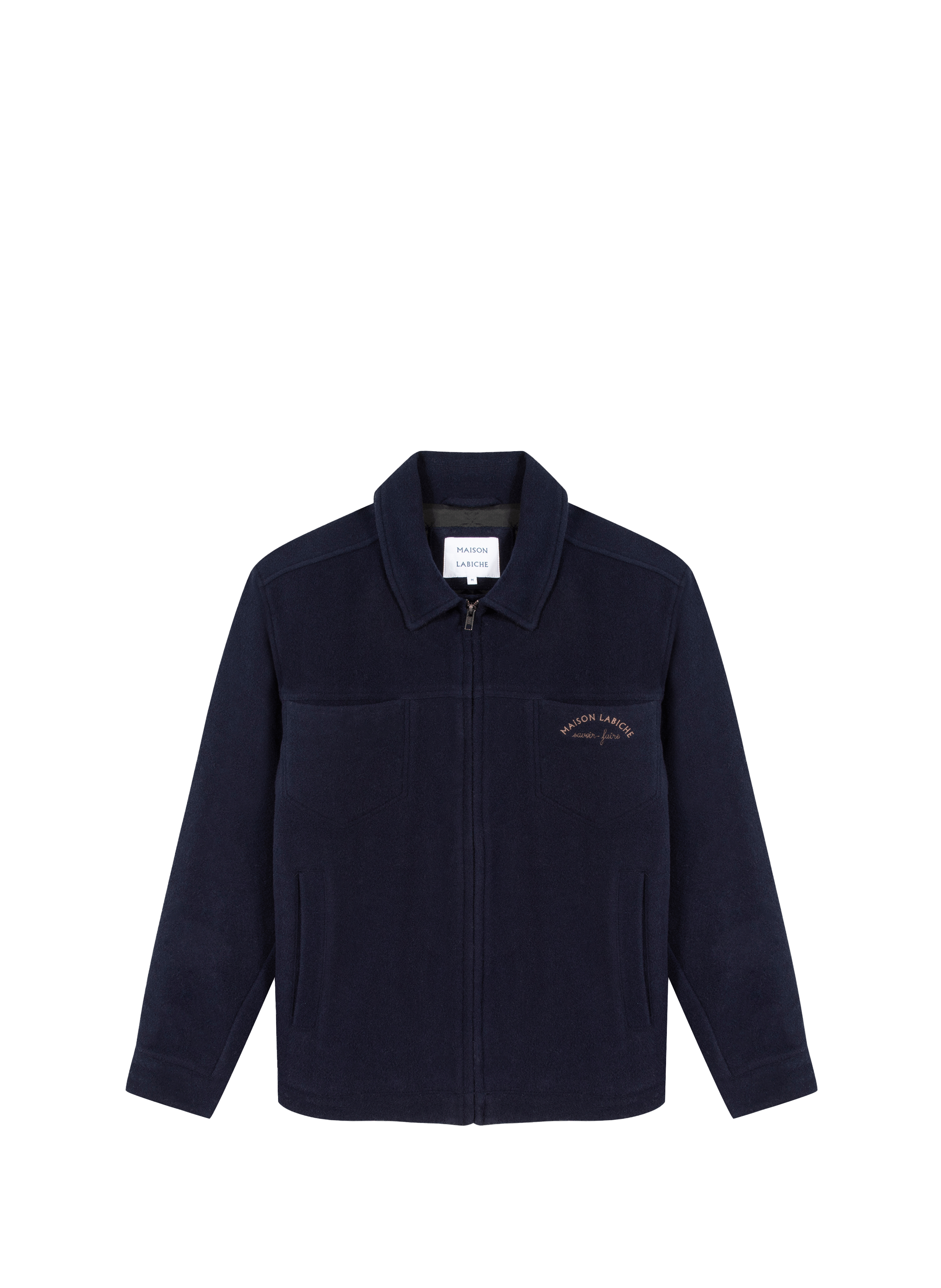 MAISON LABICHE Veste en laine mélangée Bleu