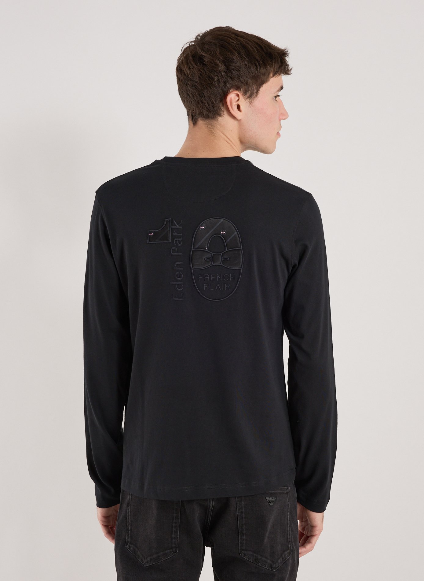 Long sleeve T-shirt EDEN PARK Black