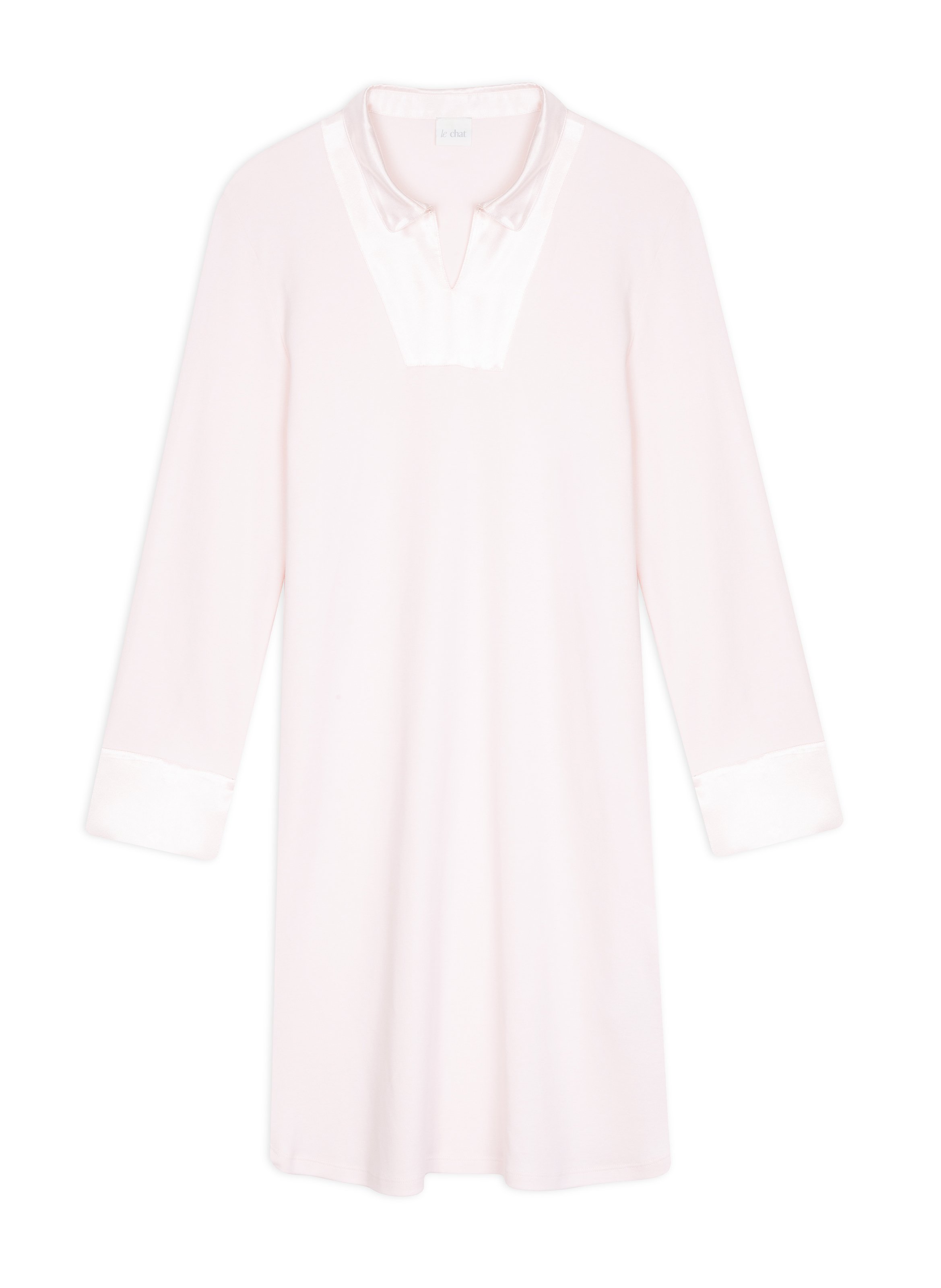 Chemise de nuit en coton andy 101 LE CHAT Rose