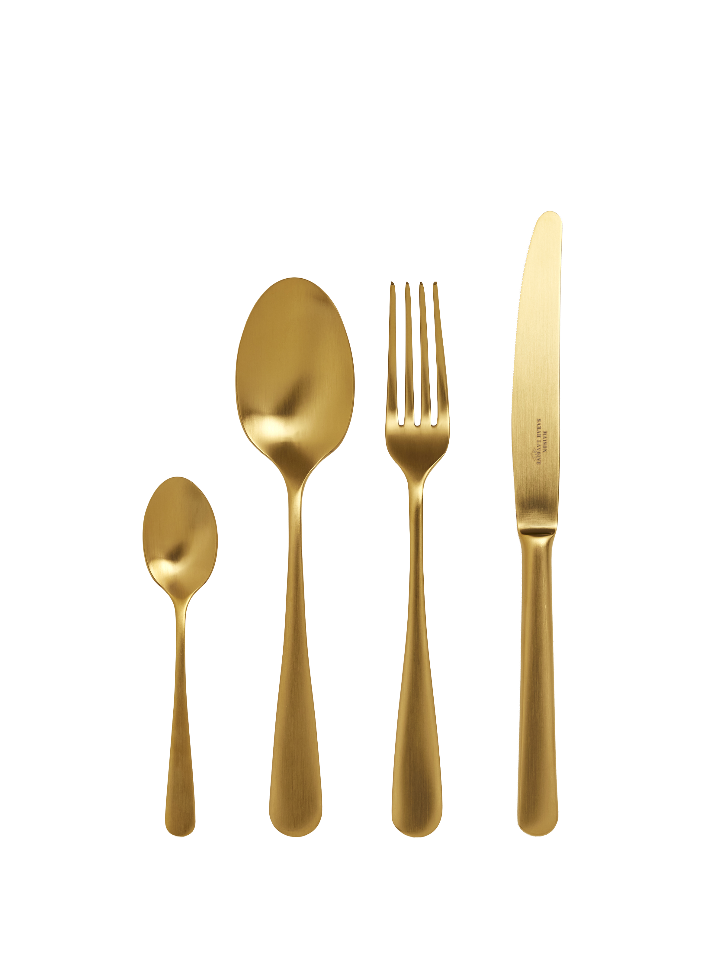 Coffret de couverts dorés MAISON SARAH LAVOINE Noir