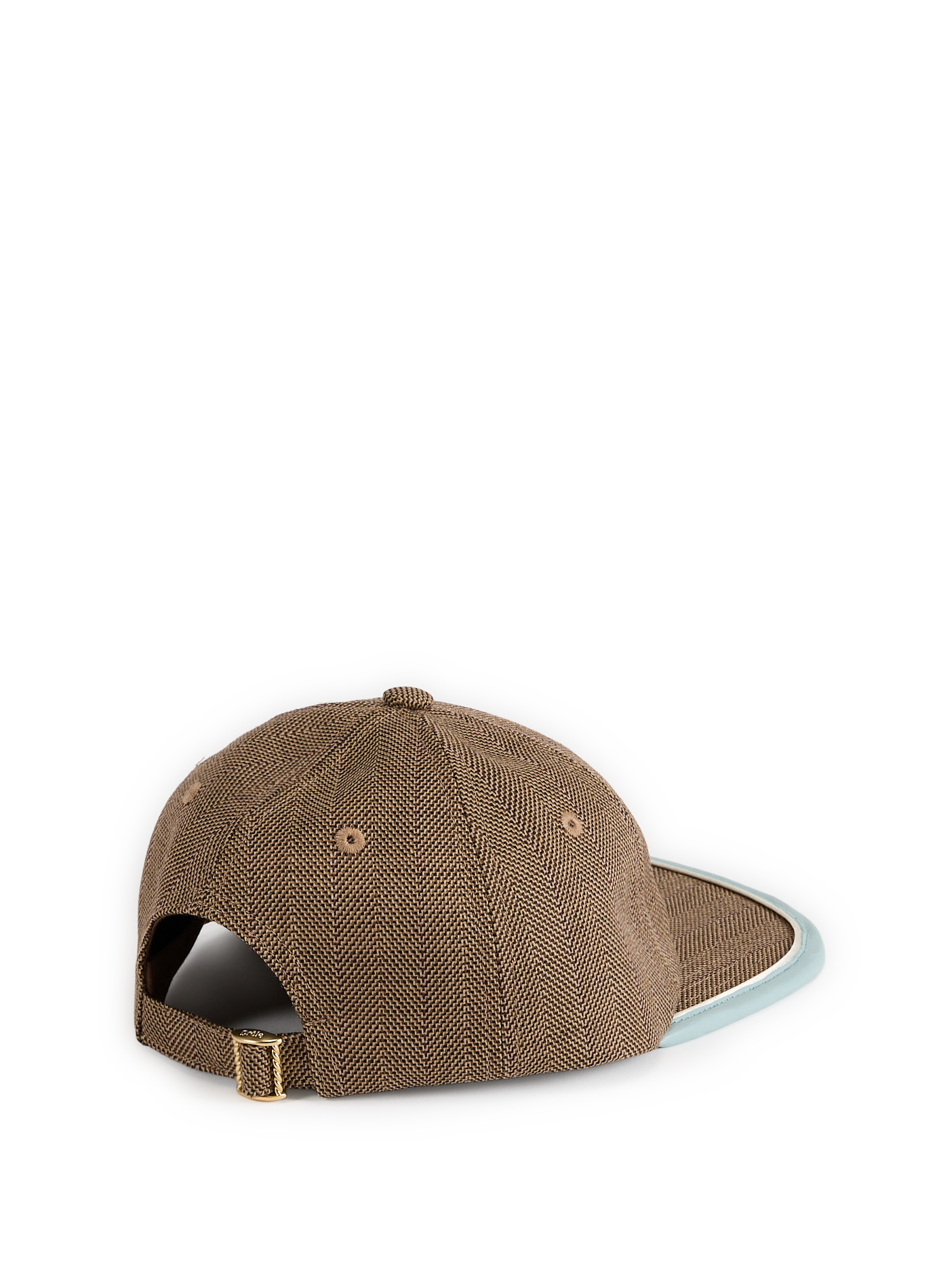 Embroidered Chevron Cap DROLE DE MONSIEUR Brown